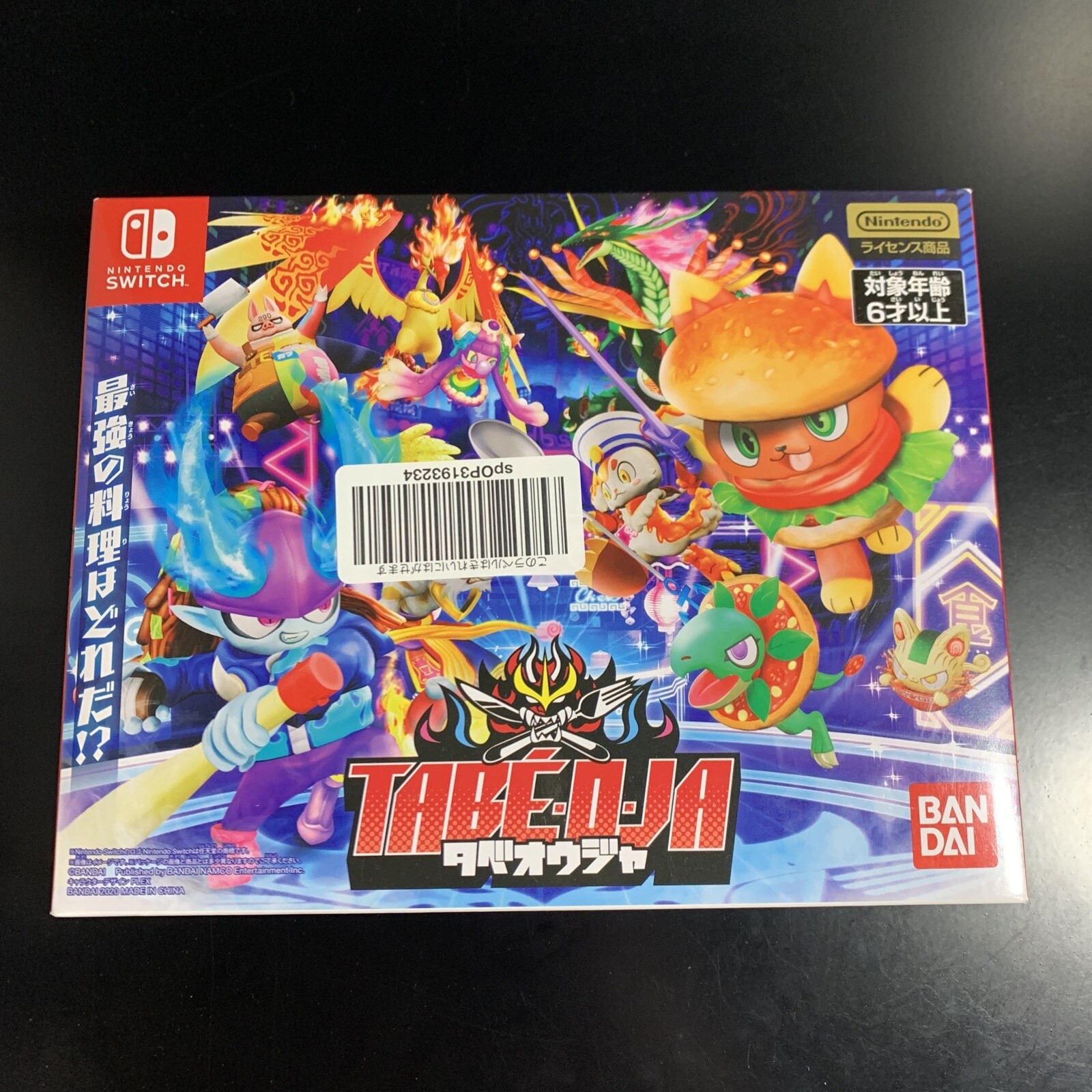 Unopened SW Tabe-O-Ja Nintendo Switch Bandai Namco Games, Mojang Sealed