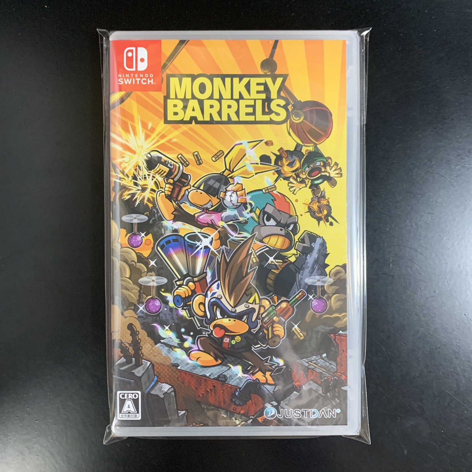 Unopened SW Monkey Barrels Nintendo Switch Justdan International Sealed JP
