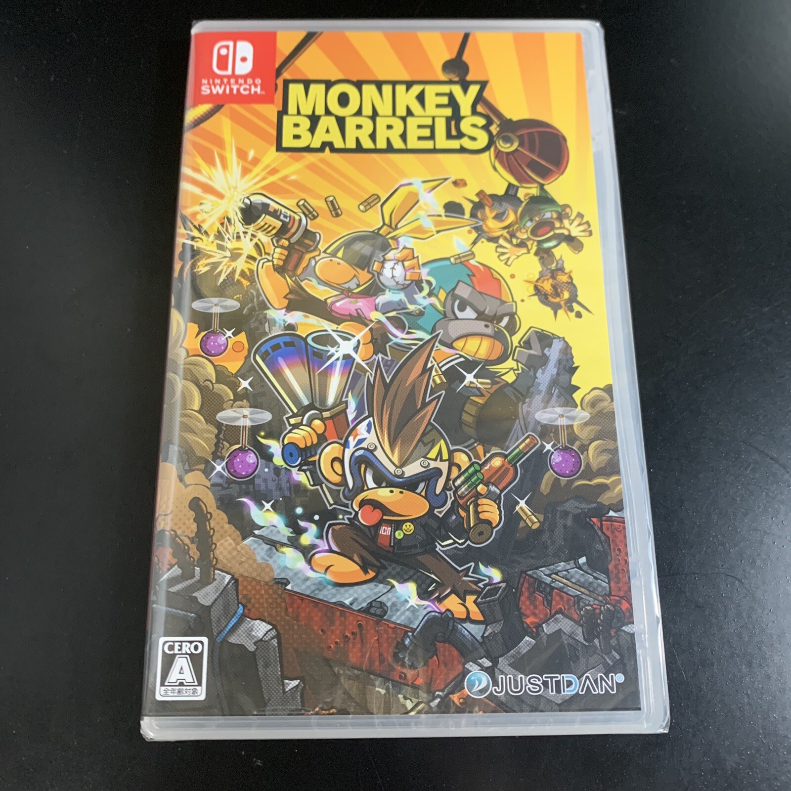 Unopened SW Monkey Barrels Nintendo Switch Justdan International Sealed JP