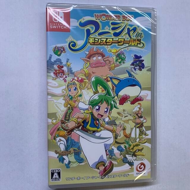 Unopened SW Wonder Boy Asha in Monster World Nintendo Switch Artdink Sealed