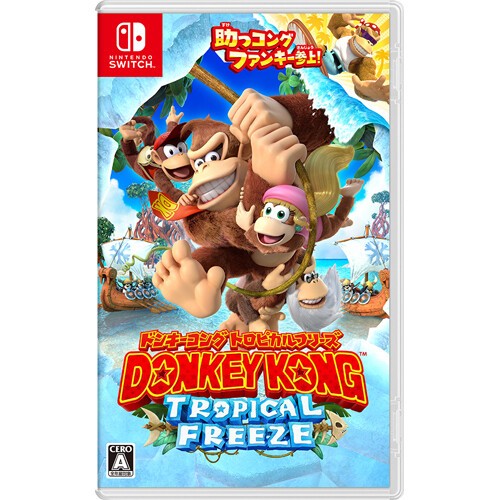 Unopened SW Donkey Kong Tropical Freeze Nintendo Switch Sealed Platformer JP