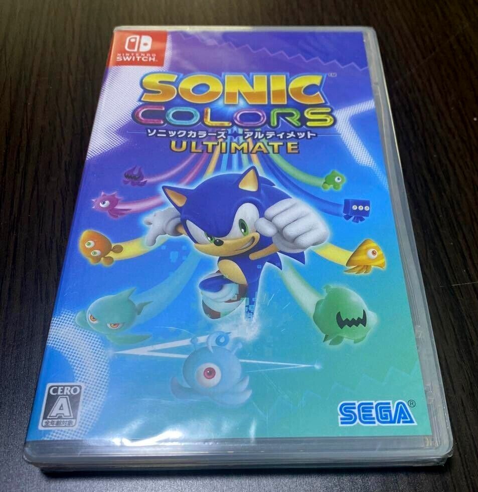 Unopened SW Sonic Colors Ultimate Nintendo Switch Sega Sealed Platformer JP