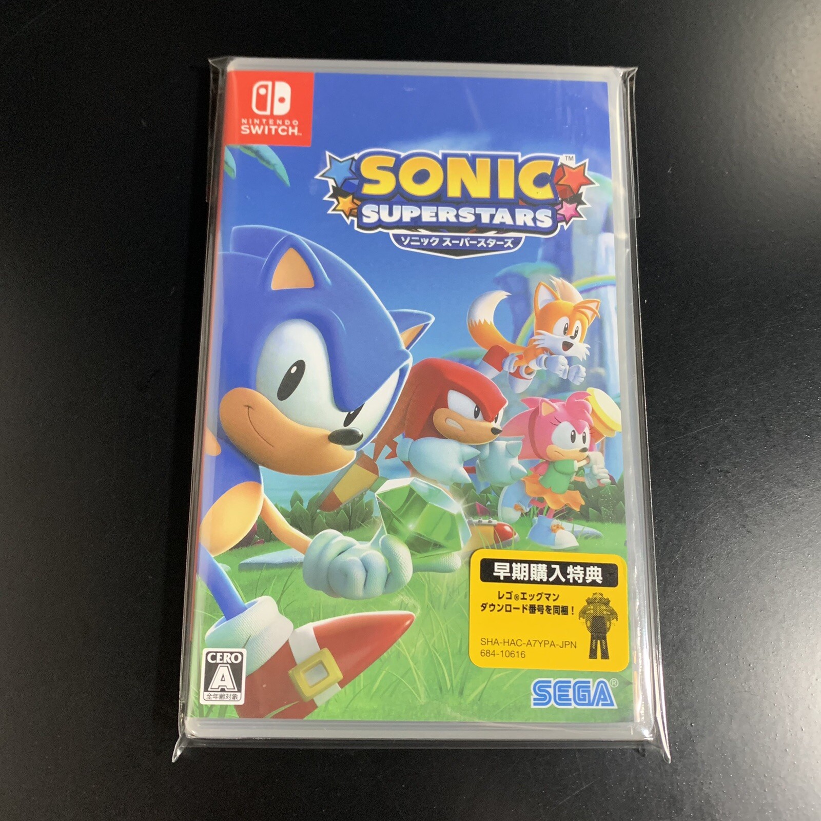 Unopened SW Sonic Superstars Nintendo Switch Sega Sealed Platformer JP