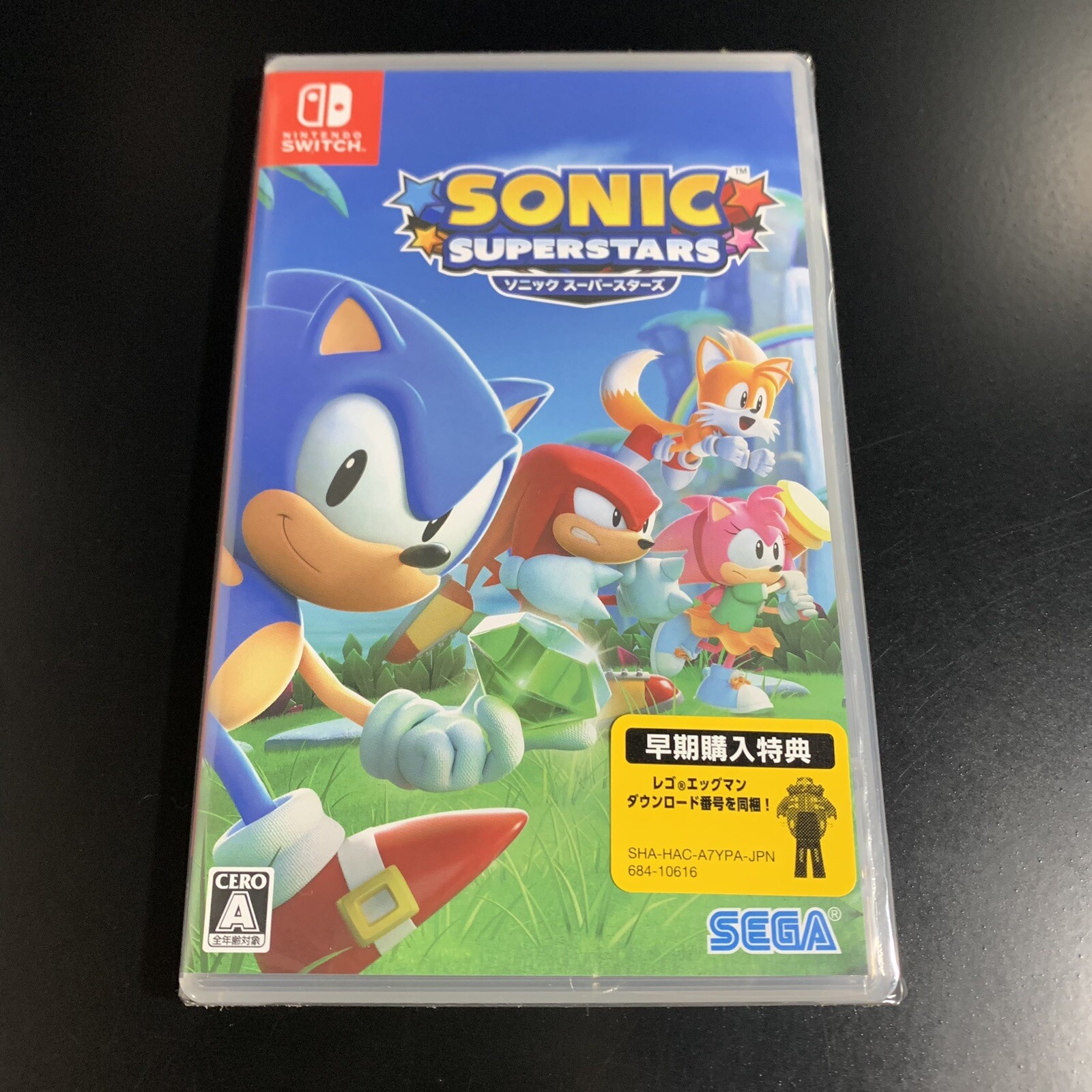 Unopened SW Sonic Superstars Nintendo Switch Sega Sealed Platformer JP