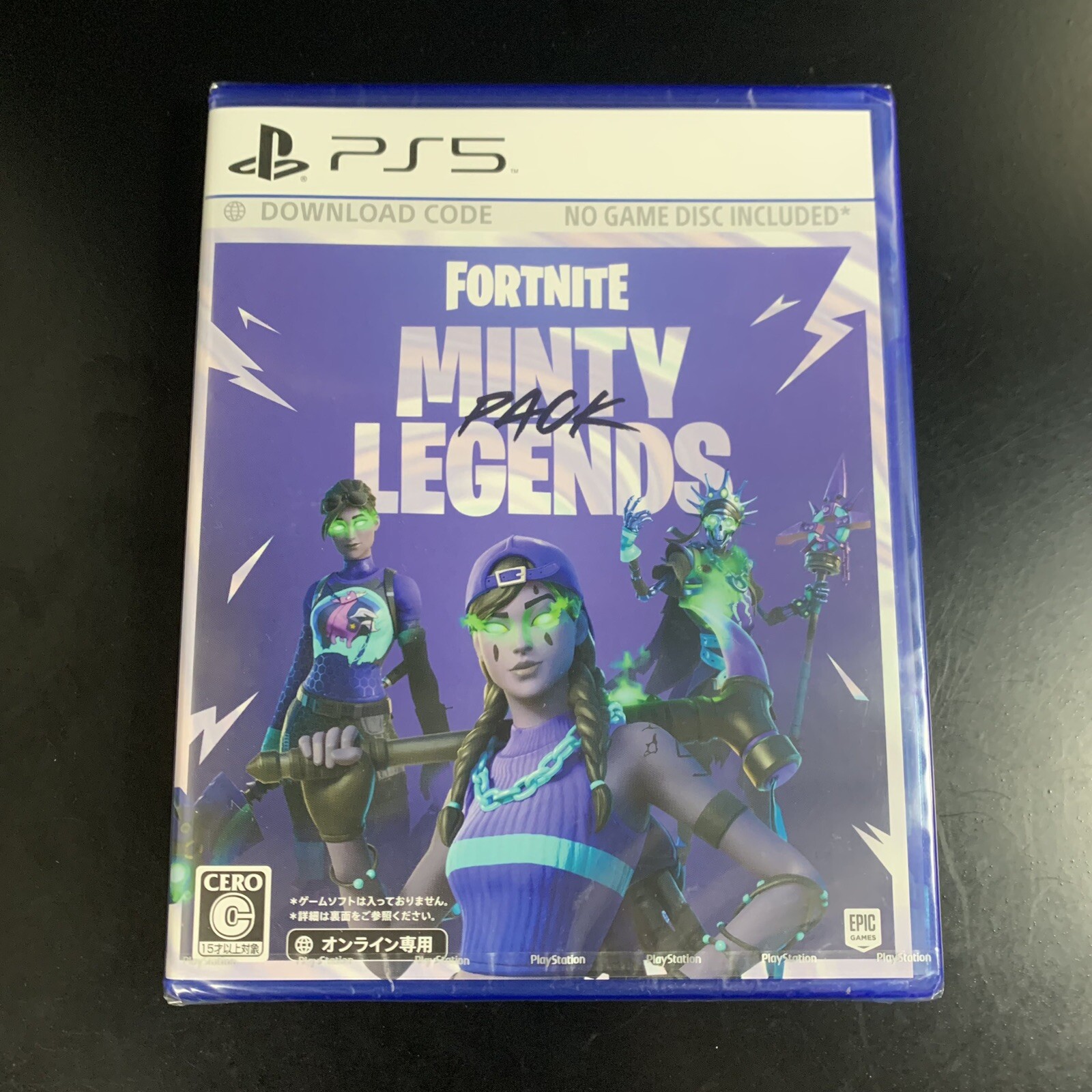 Unopened PS5 Fortnite Minty Legends Pack Code in a box Sony PlayStation 5 Epic