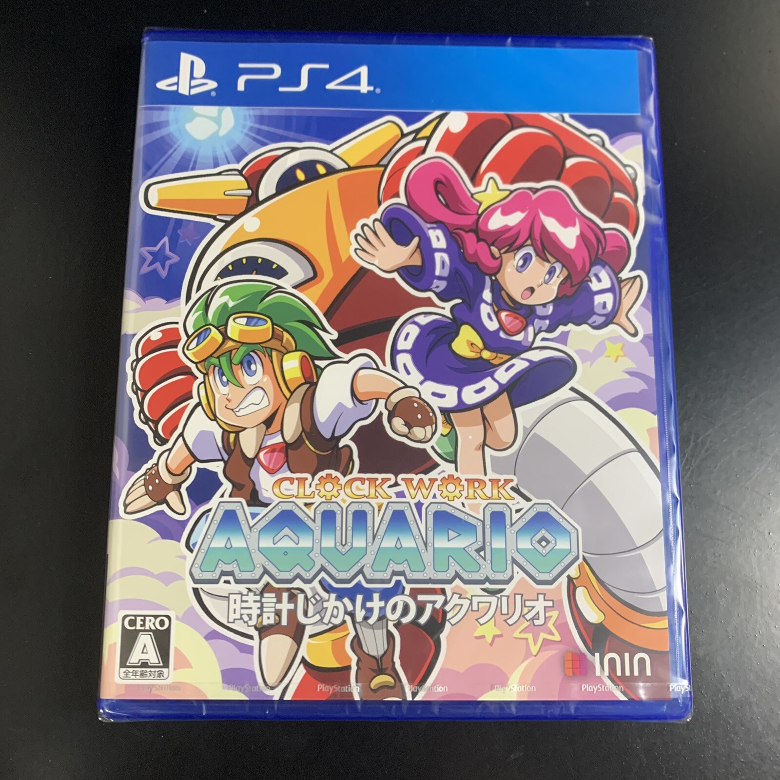 Unopened PS4 Clockwork Aquario Sony PlayStation 4 ININ Games Sealed Action JP