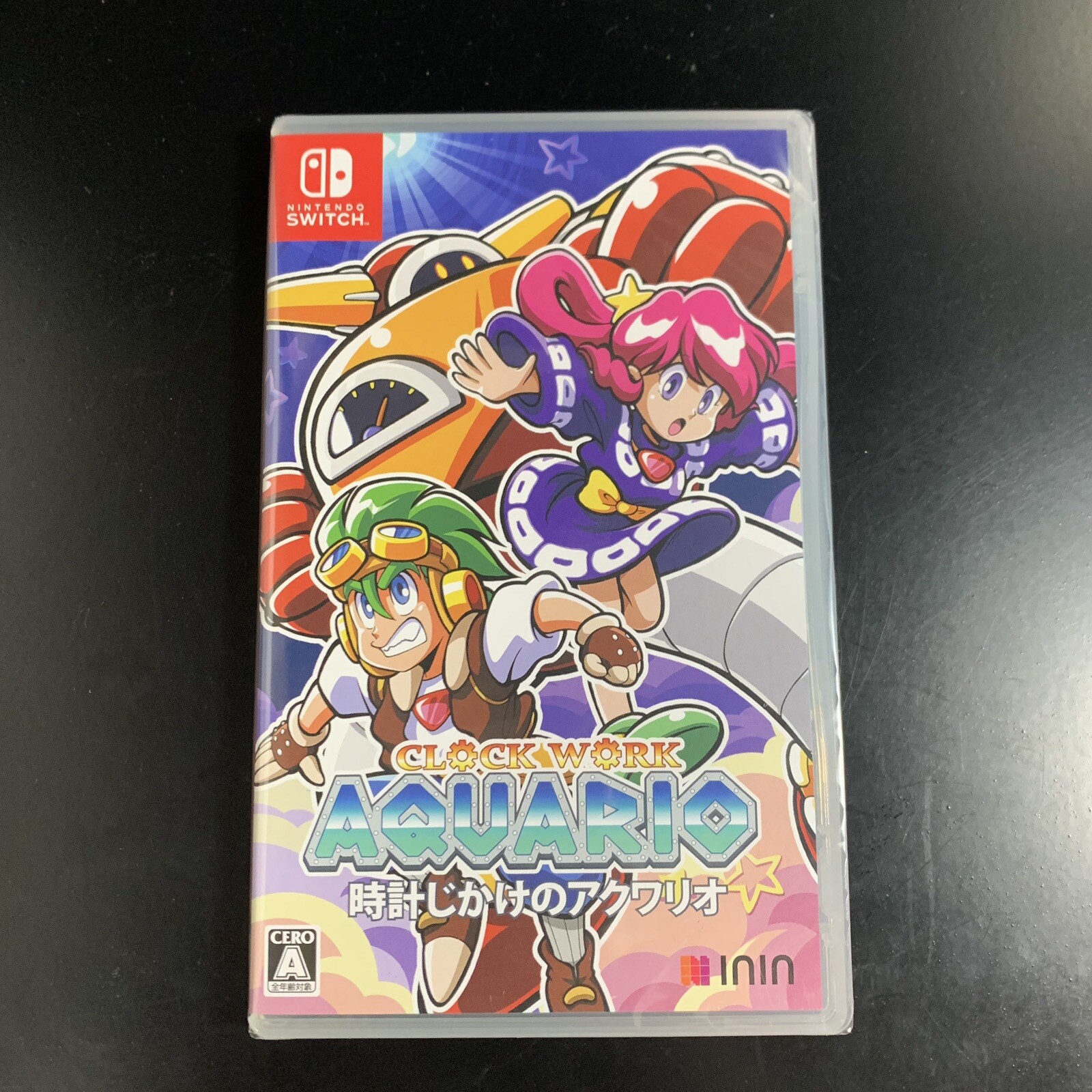 Unopened SW CLOCK WORK AQUARIO Nintendo Switch ININ Games Sealed Action JP