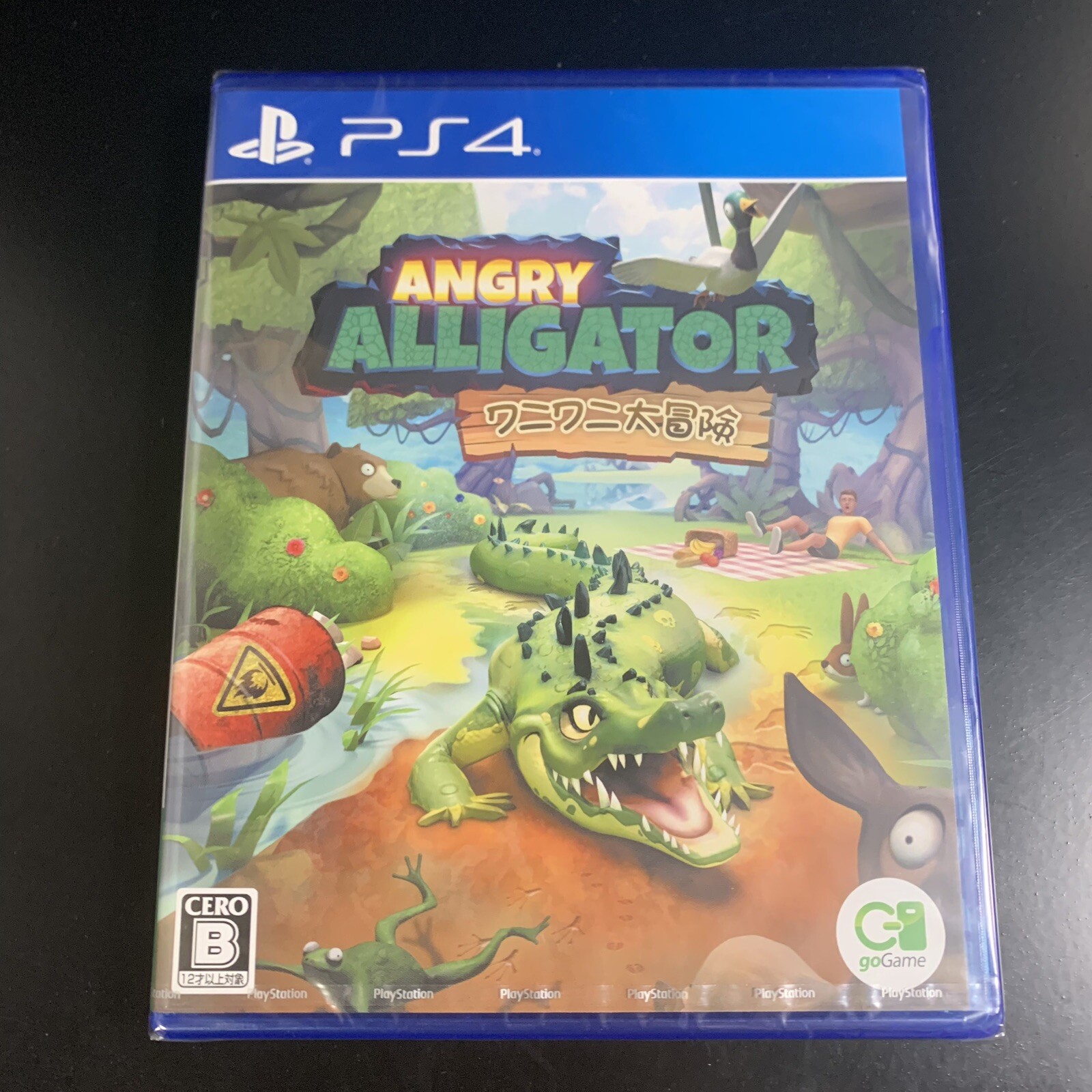 Unopened PS4 Angry Alligator Sony PlayStation 4 goGame Sealed JP w/tracking