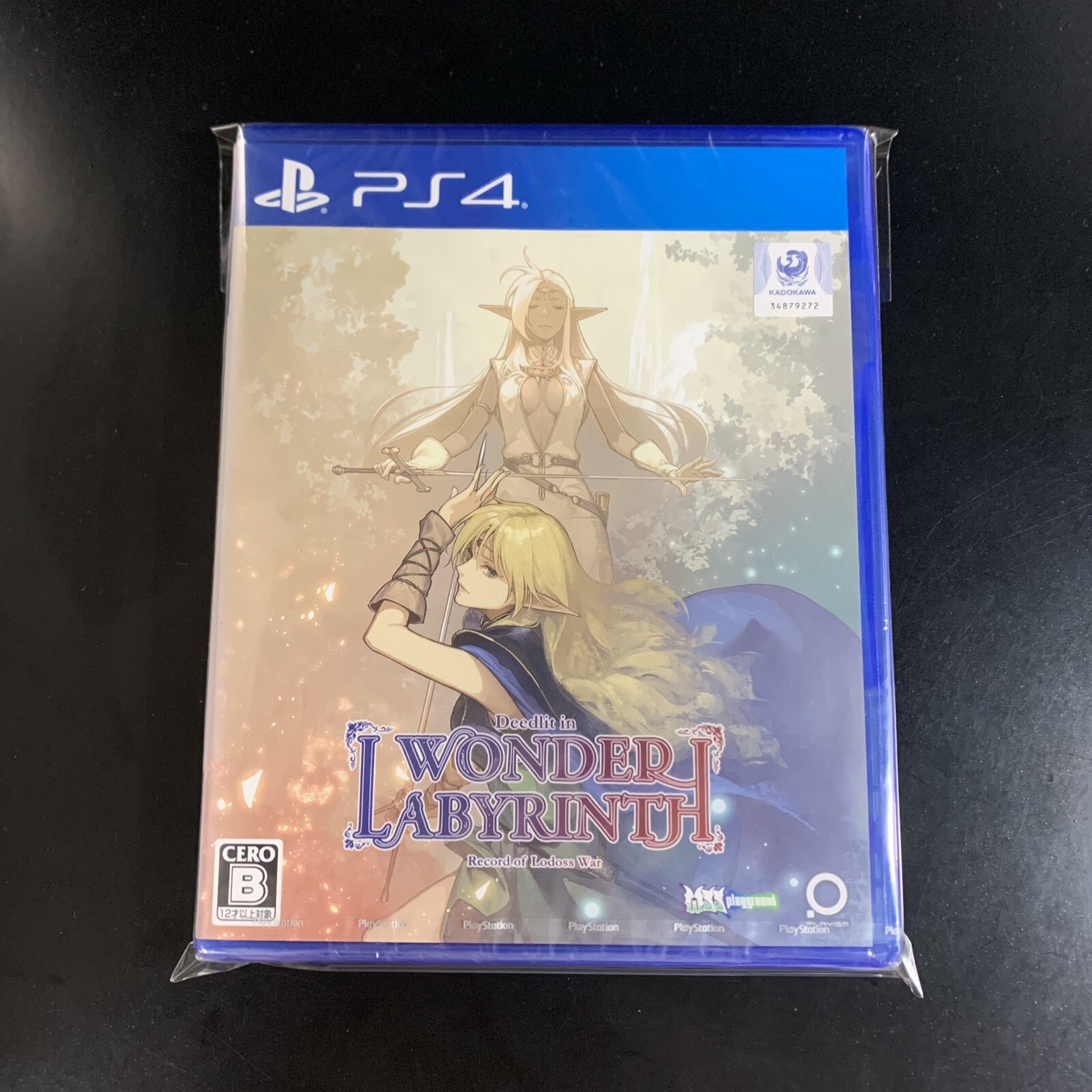 Unopened PS4 Record of Lodoss War Sony PlayStation 4 Playism Sealed Action