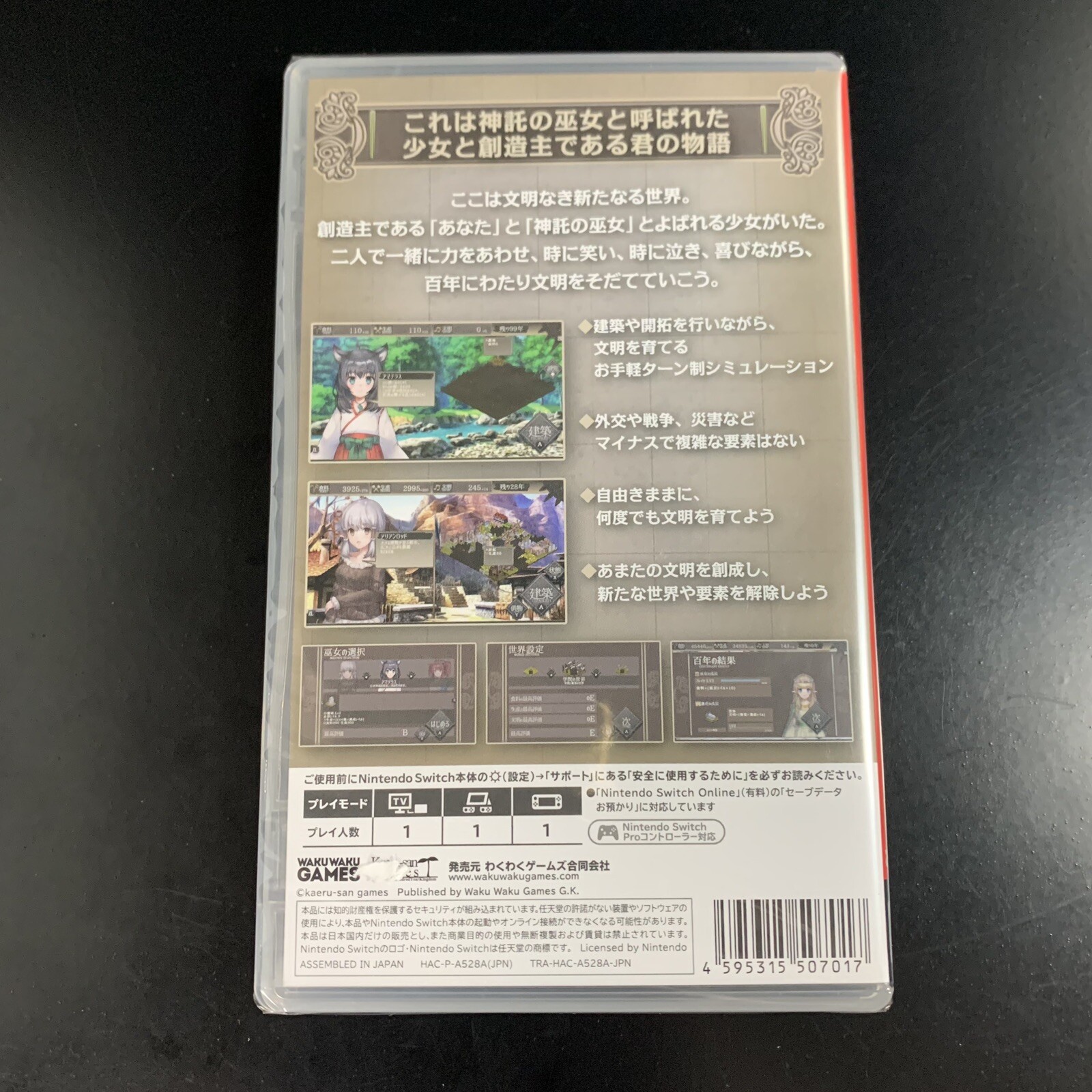 Unopened SW The Hundred Year Kingdom Nintendo Switch WAKU WAKU GAMES Sealed