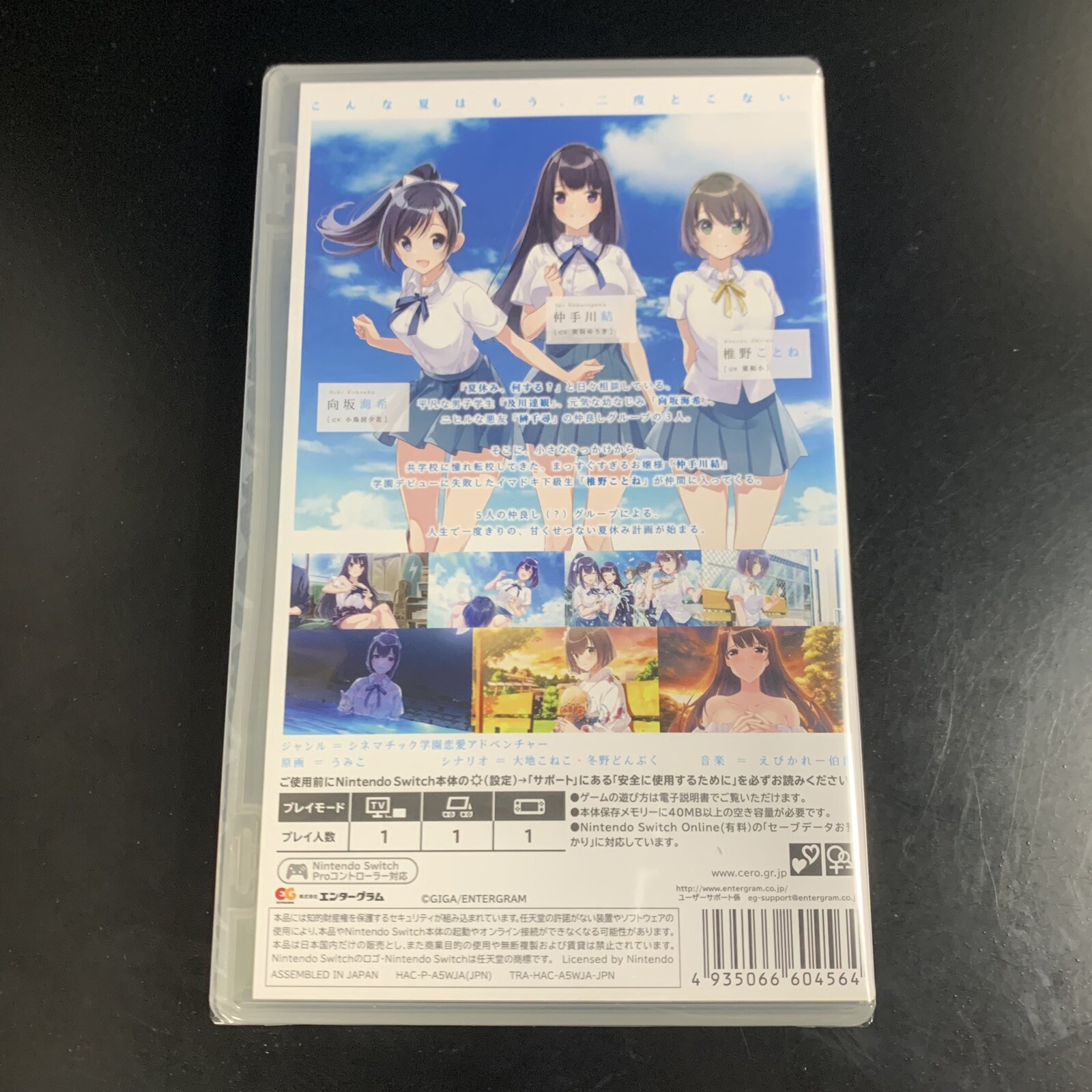 Unopened SW Aonatsu Line Nintendo Switch Entergram Sealed Bishoujo JP w/tracking