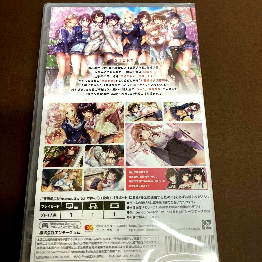 Unopened SW AiKiss 3 Cute Nintendo Switch Entergram Sealed Bishoujo JP