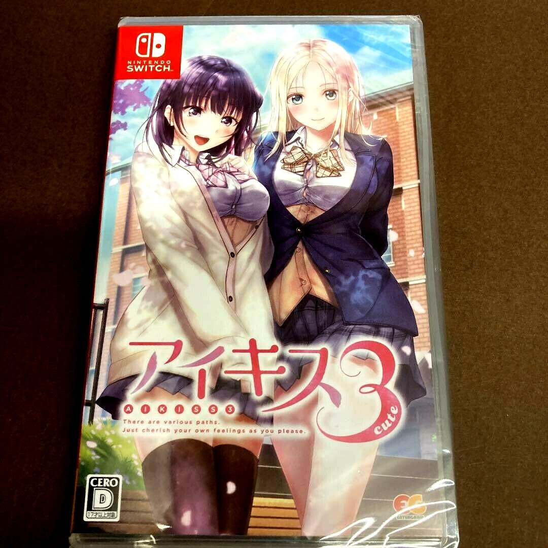 Unopened SW AiKiss 3 Cute Nintendo Switch Entergram Sealed Bishoujo JP