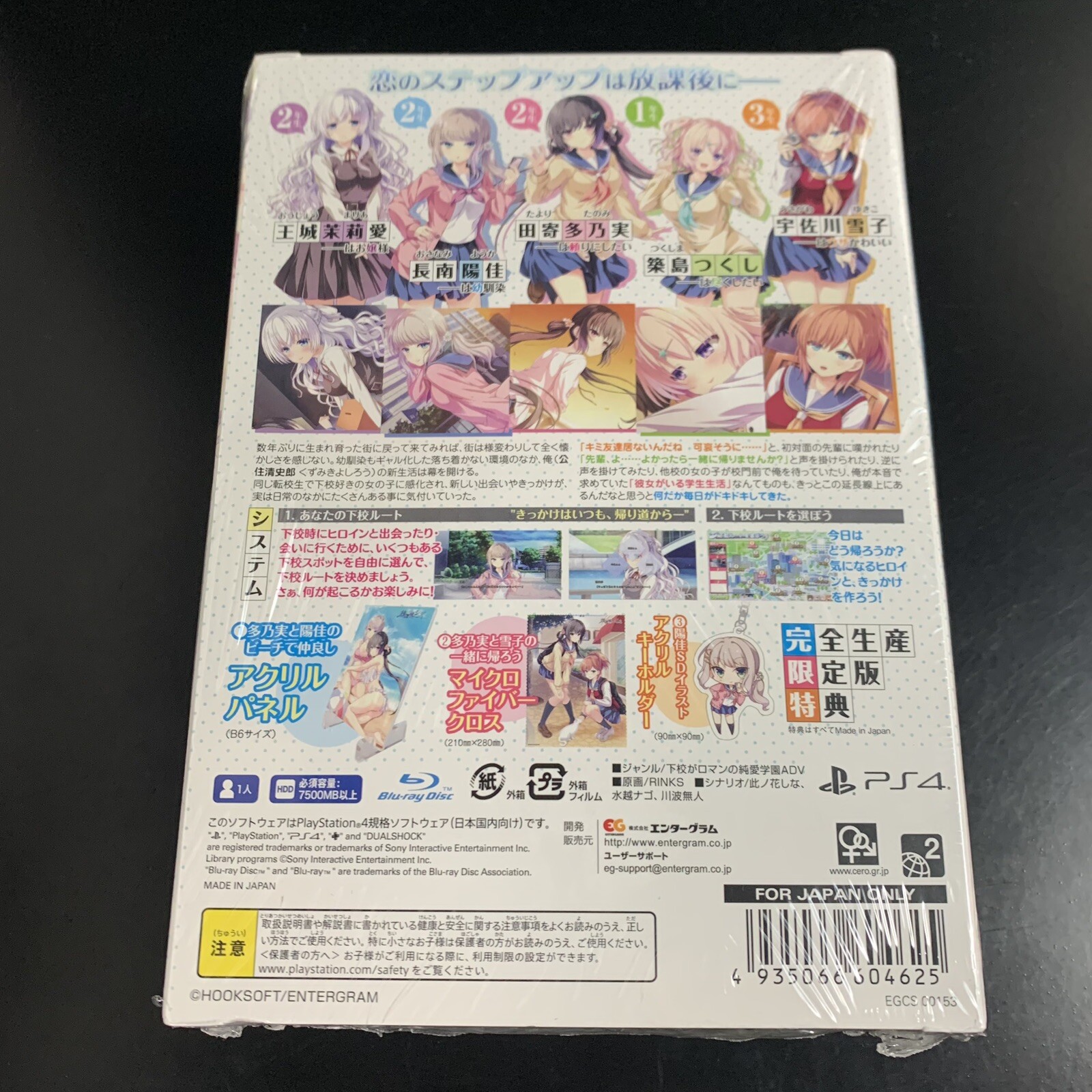Unopened PS4 Houkago Cinderella Limited Edition Sony PlayStation 4 Entergram