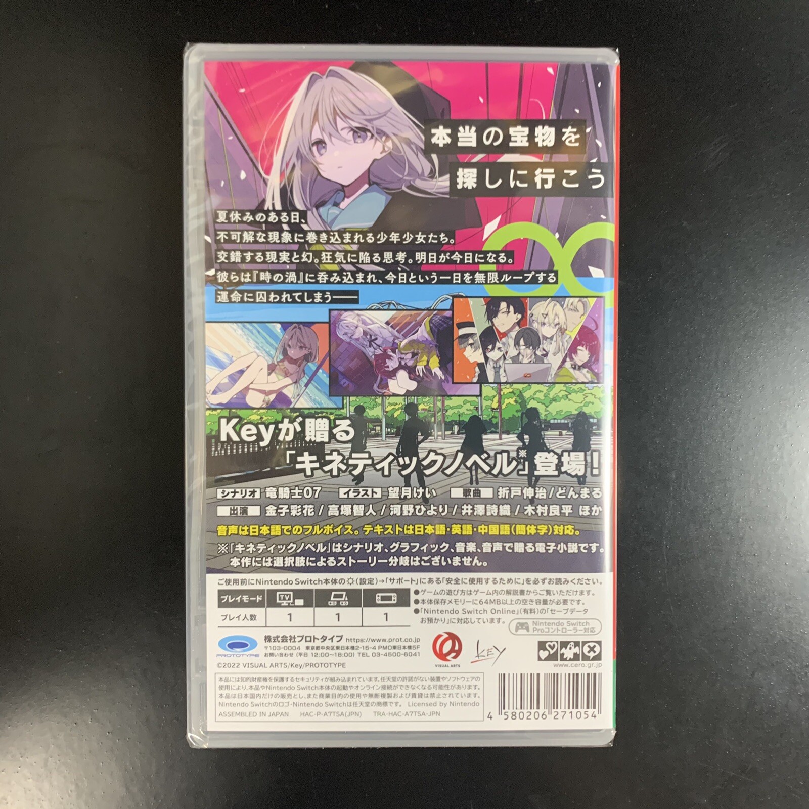 Unopened SW LOOPERS Nintendo Switch Prototype Sealed Visual Novel JP w/tracking