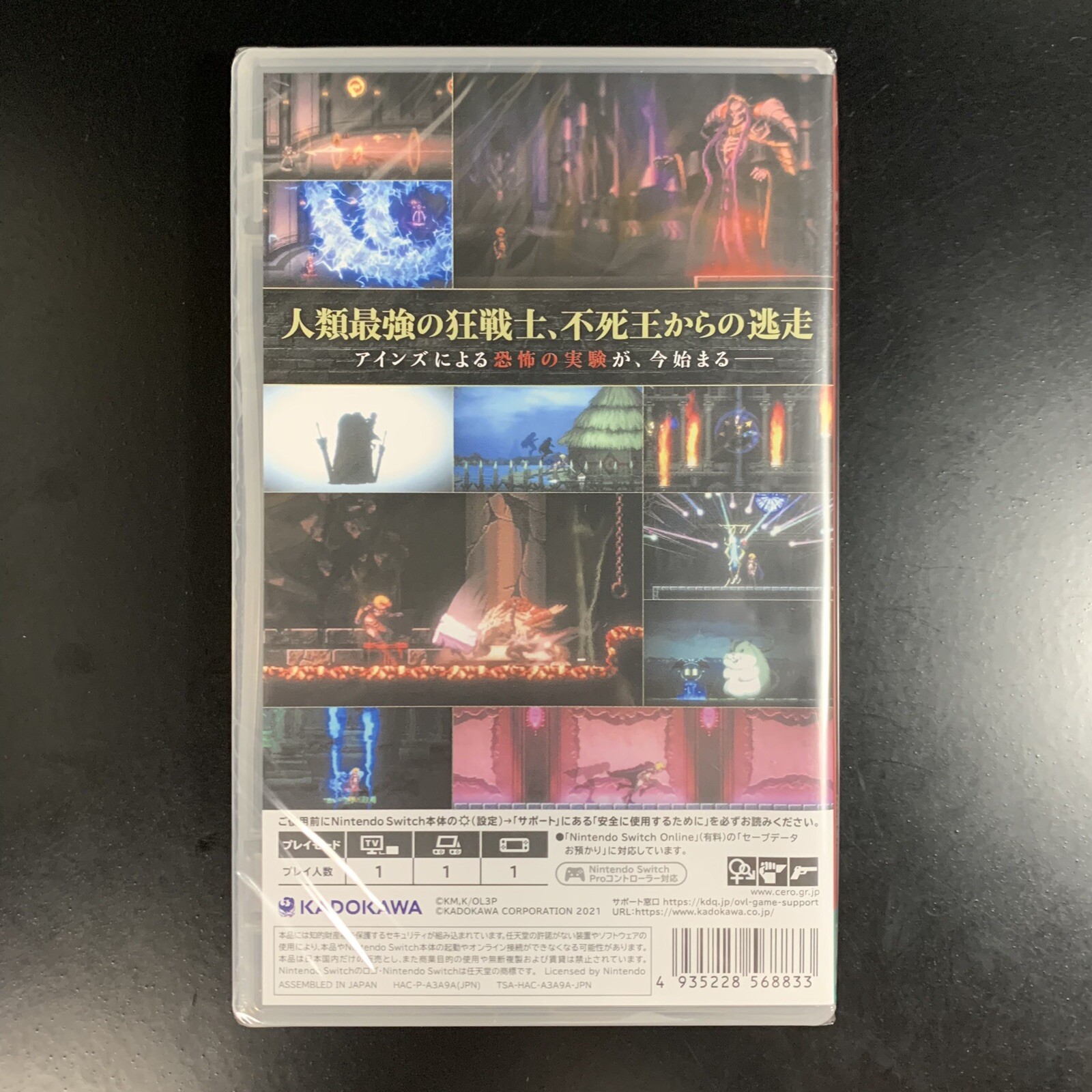 Unopened SW Overlord Escape from Nazarick Nintendo Switch KADOKAWA GAMES Sealed