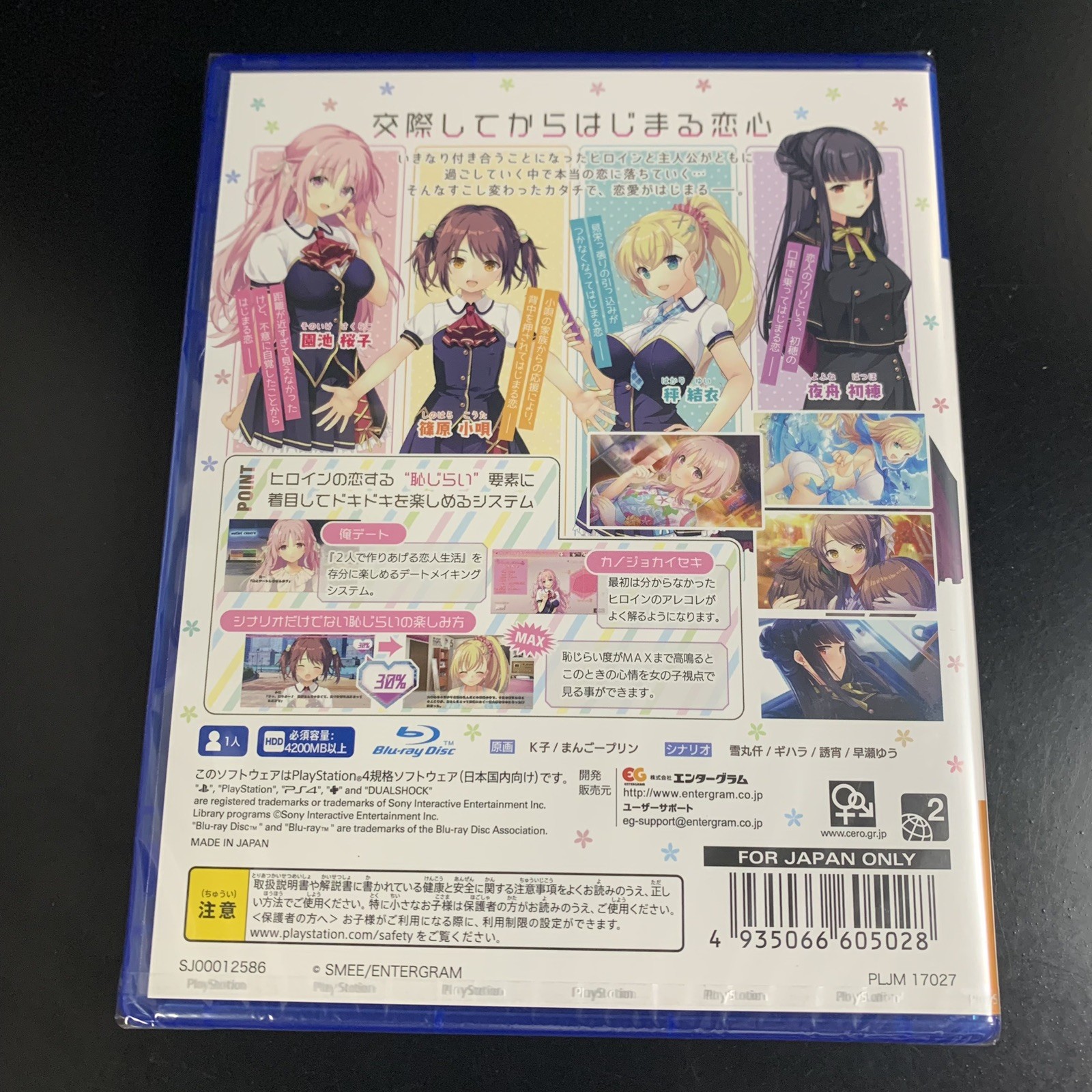 Unopened PS4 HajiLoveMaking * Lovers- Sony PlayStation 4 Entergram Sealed