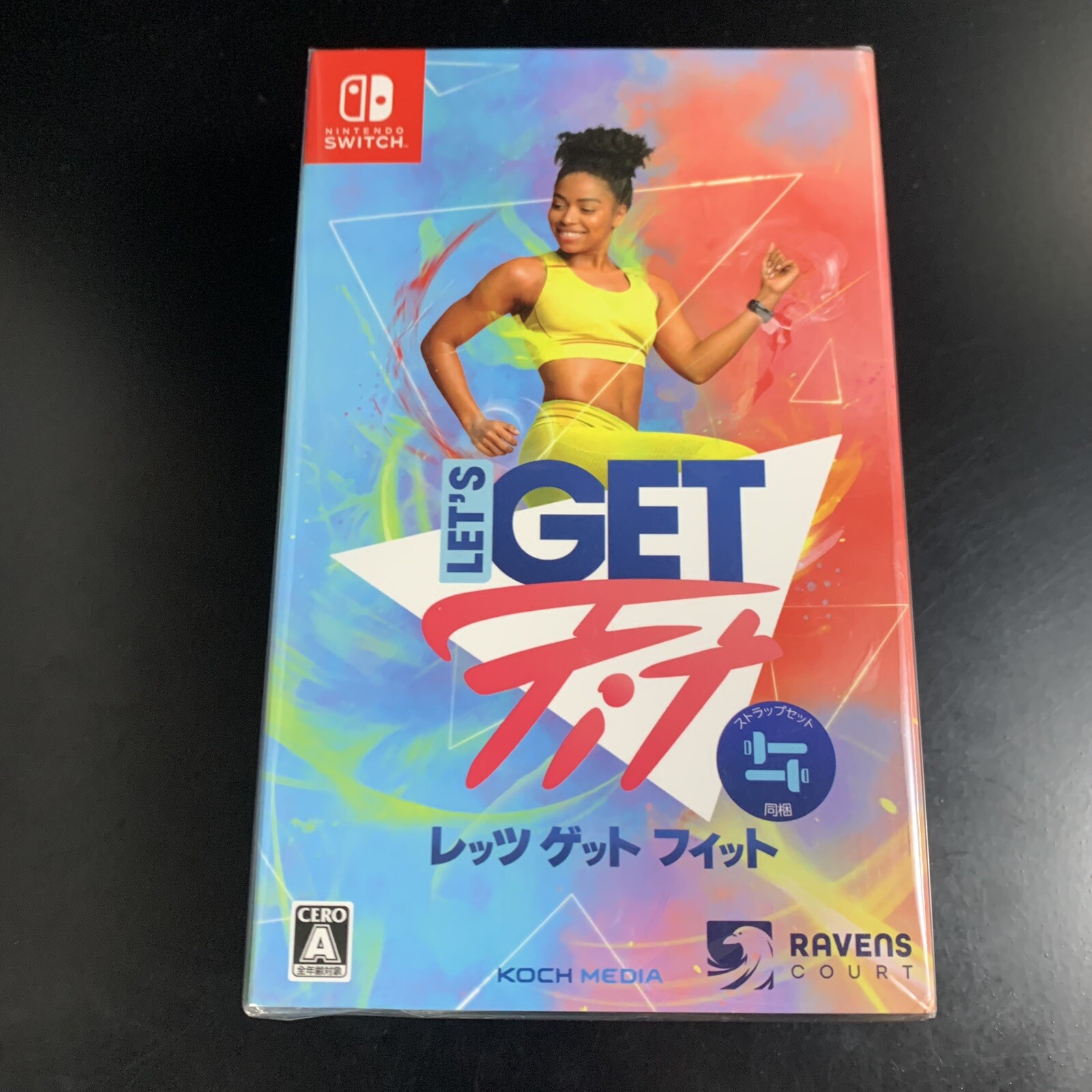 Unopened SW Let's Get Fit Sports Strap Set Nintendo Switch Koch Media Sealed
