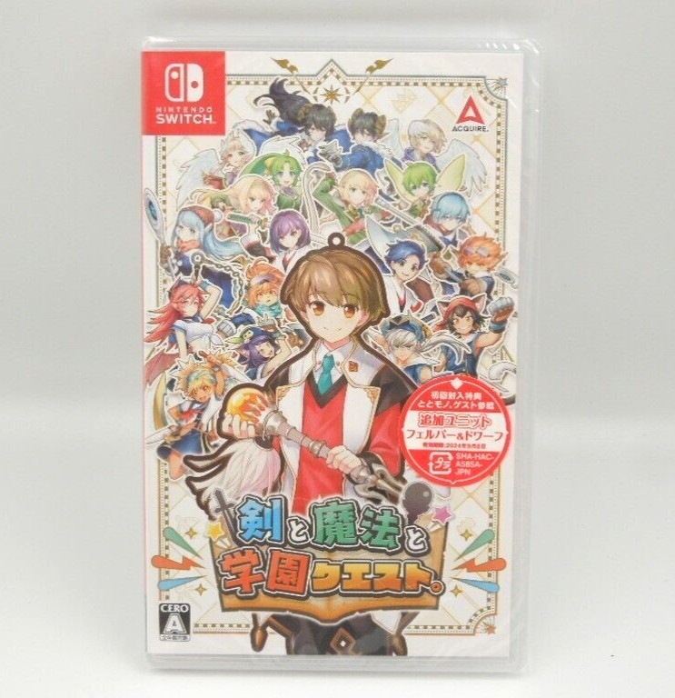 Unopened SW Adventure Academia The Fractured Continent Nintendo Switch Acquire