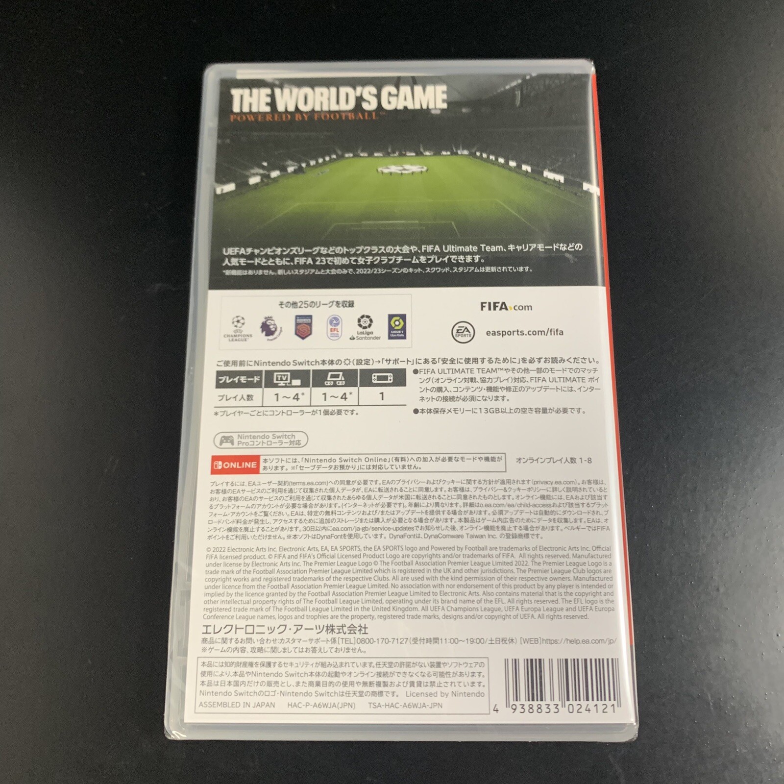 Unopened SW FIFA 23 Legacy Edition Nintendo Switch EA Sealed Sports JP