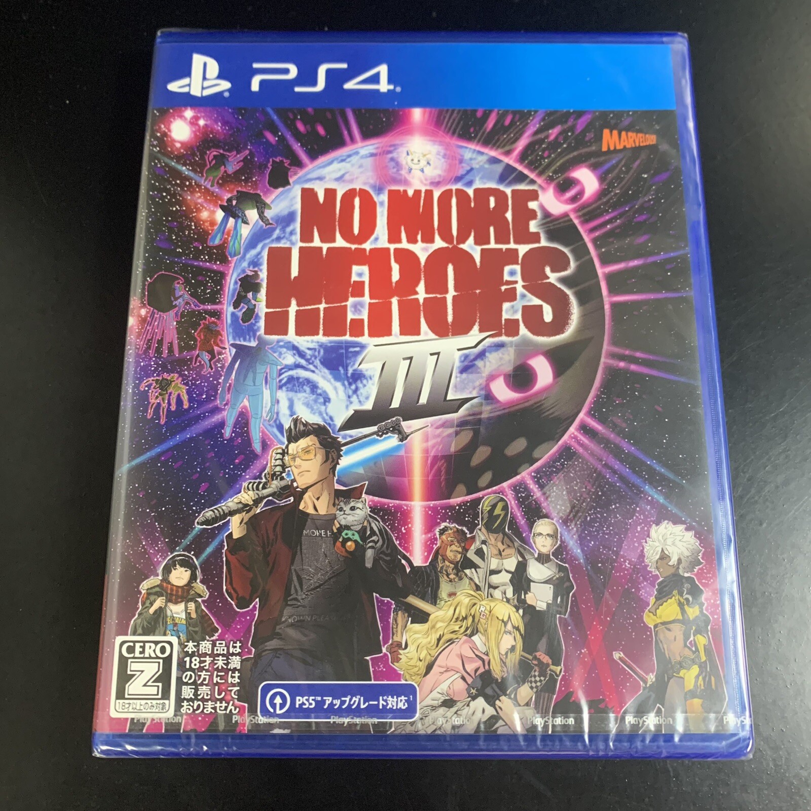 Unopened PS4 No More Heroes III Sony PlayStation 4 Marvelous Sealed Action
