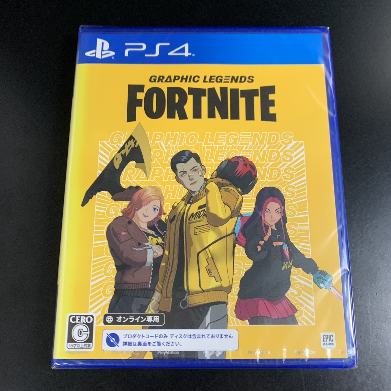 Unopened PS4 Fortnite Graphic Legends Pack Code in a Box Sony PlayStation 4