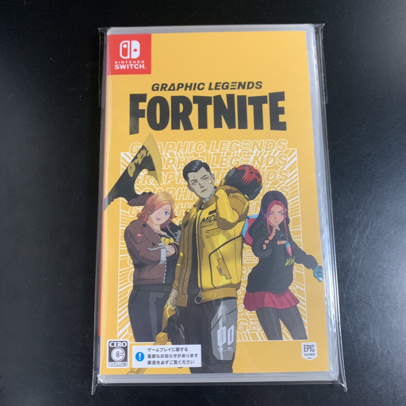Unopened SW Fortnite Graphic Legends Pack Code in a Box Nintendo Switch Epic
