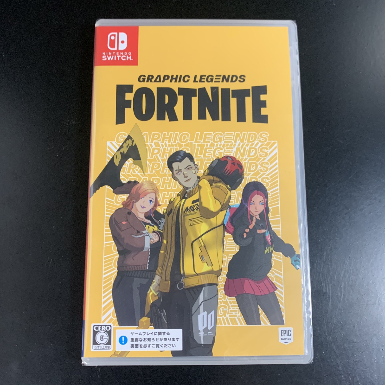 Unopened SW Fortnite Graphic Legends Pack Code in a Box Nintendo Switch Epic