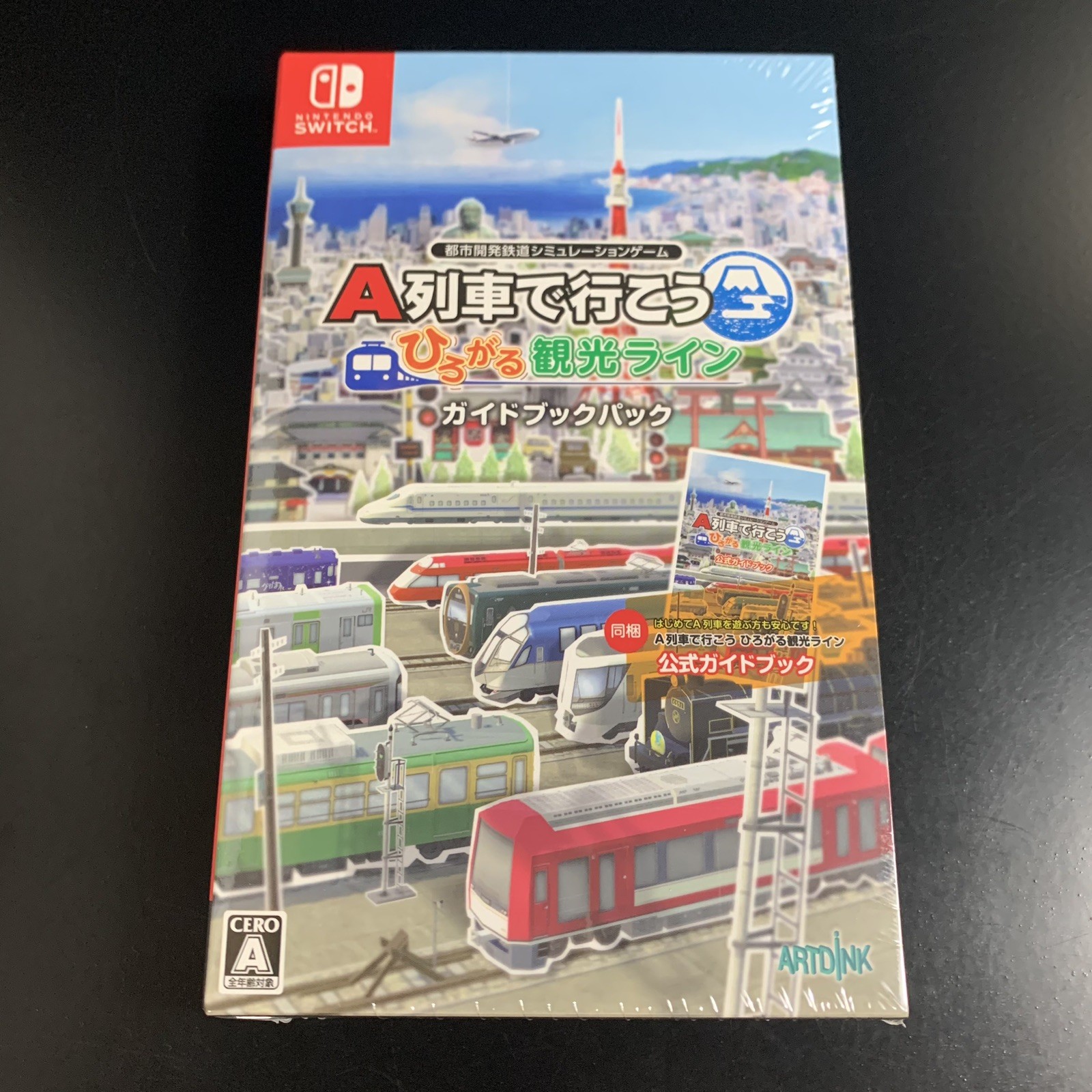 Unopened SW A-Train de Ikou Hirogaru Kankou Line Guidebook Pack Nintendo Switch