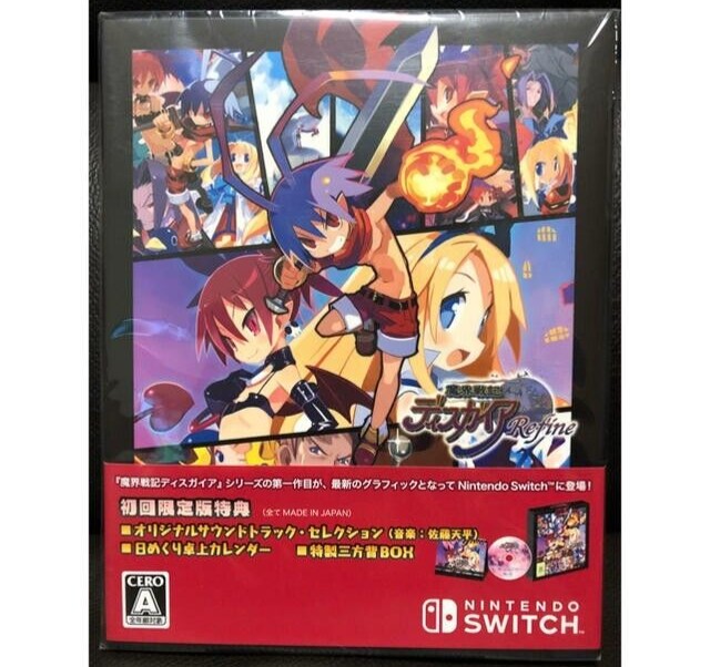 Unopened SW Makai Senki Disgaea Refine Limited Edition Nintendo Switch Nippon