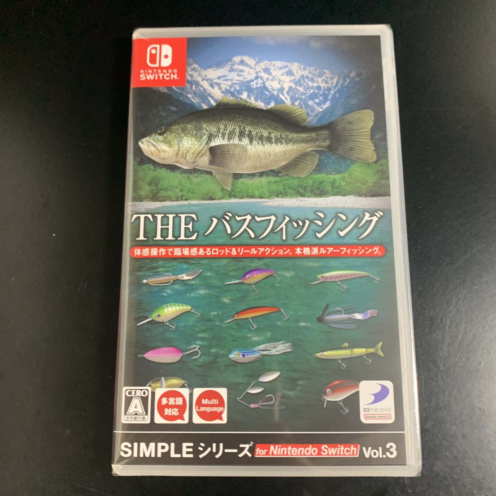 Unopened SW THE Bass Fishing Nintendo Switch D3 Publisher Sealed Sports JP