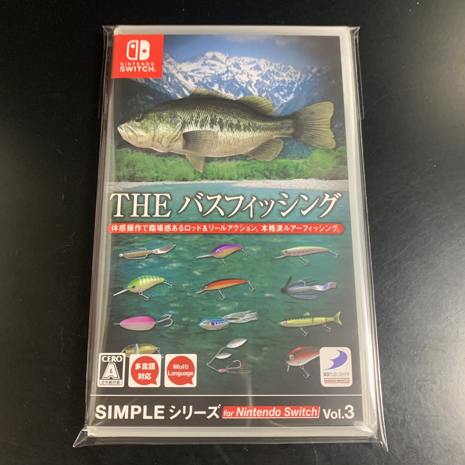 Unopened SW THE Bass Fishing Nintendo Switch D3 Publisher Sealed Sports JP