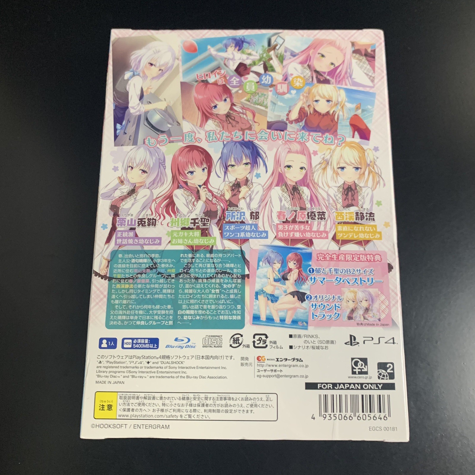 Unopened PS4 Omoide Kakaete Ai ni Koi!! Limited Edition Sony PlayStation 4