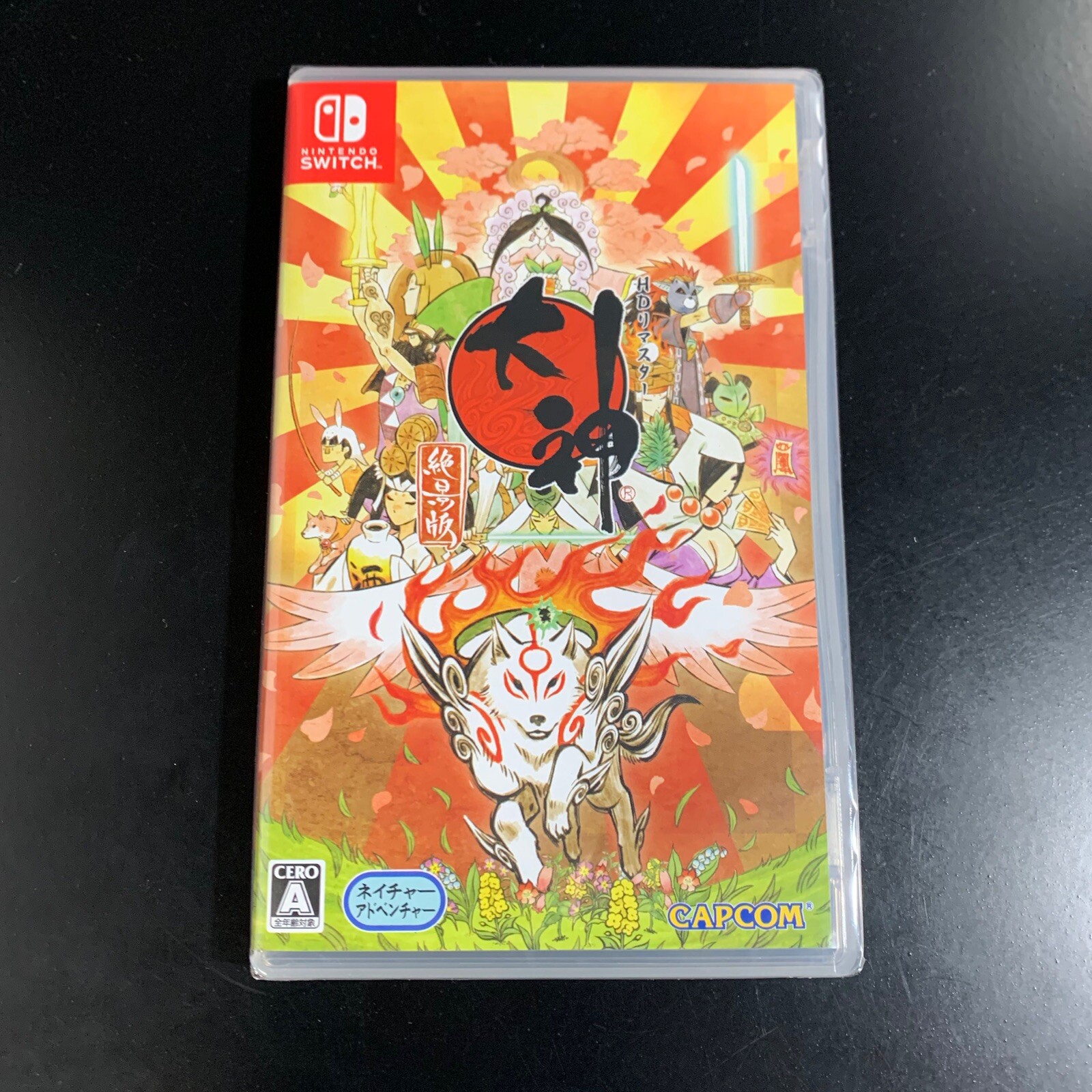 Unopened SW Okami Zekkeiban Nintendo Switch Capcom Sealed Action Adventure JP