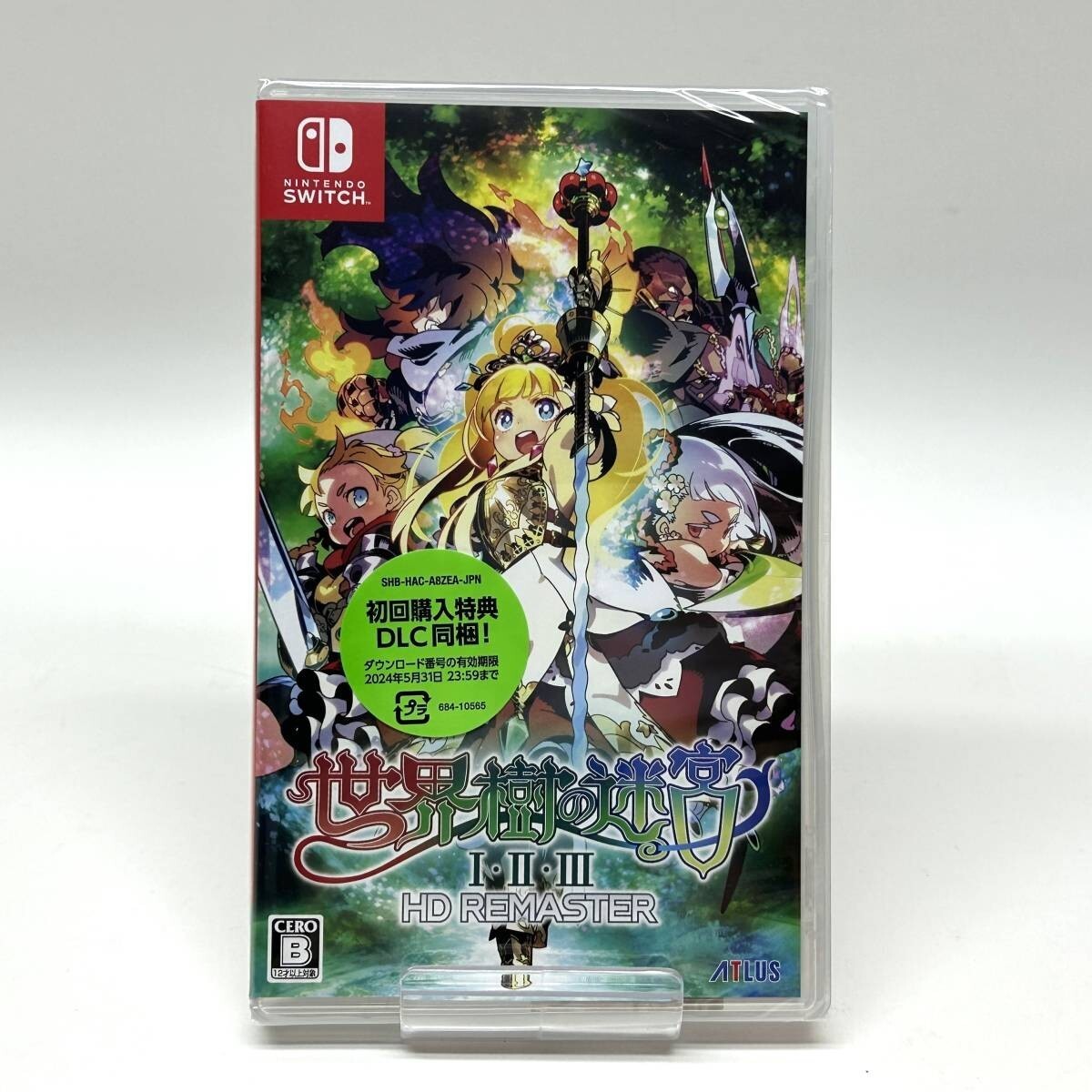 Unopened SW Etrian Odyssey Origins Collection Limited Edition Nintendo Switch