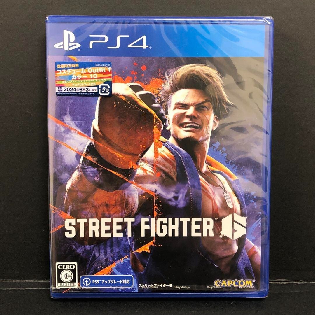 Unopened PS4 Street Fighter 6 Sony PlayStation 4 Capcom Sealed Fighting JP