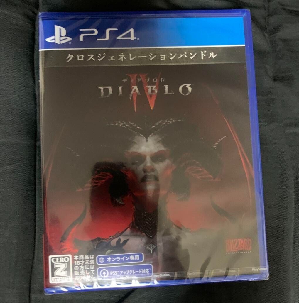 Unopened PS4 Diablo IV Sony PlayStation 4 Blizzard Entertainment Sealed Action