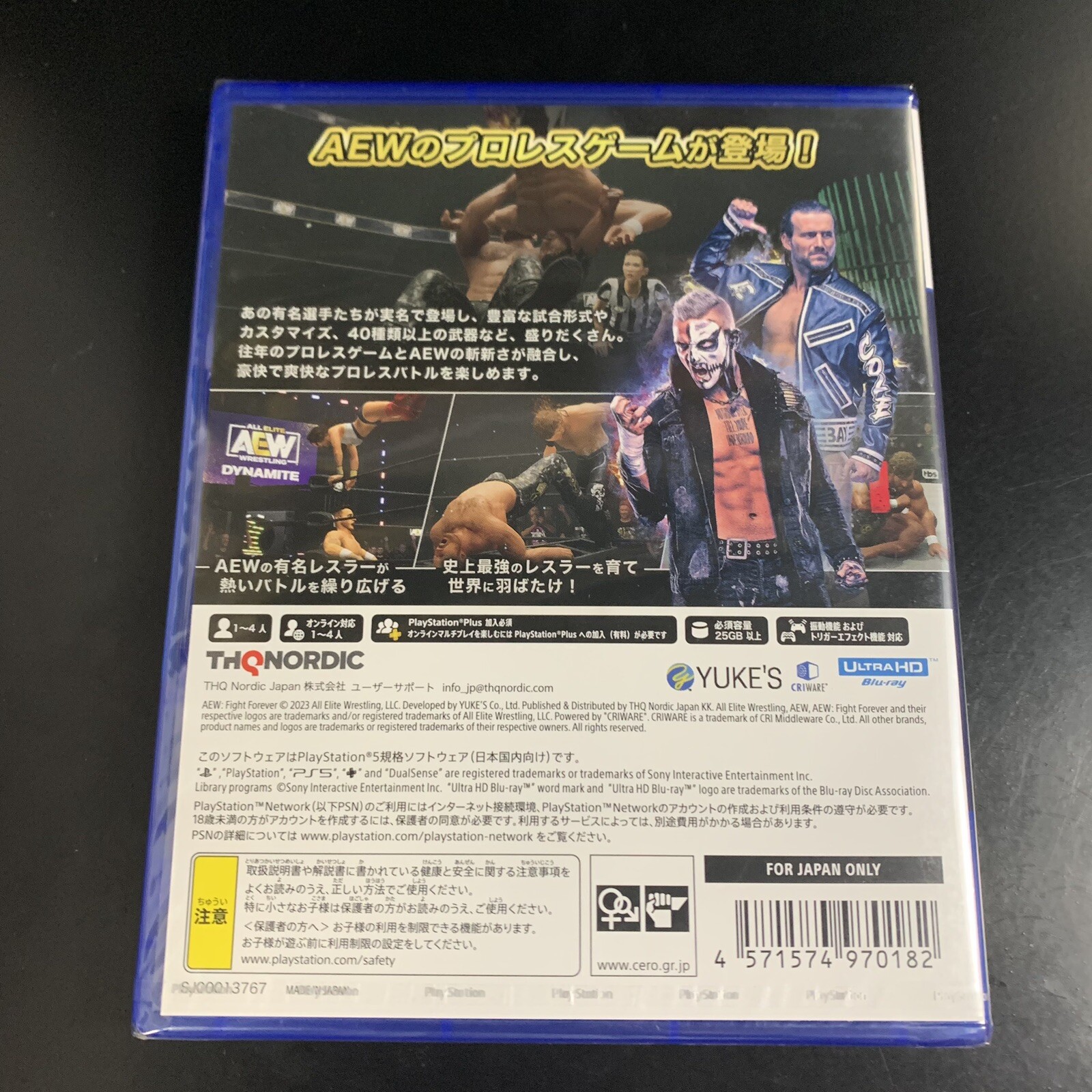 Unopened PS5 AEW Fight Forever Sony PlayStation 5 THQ Nordic Sealed Sports JP