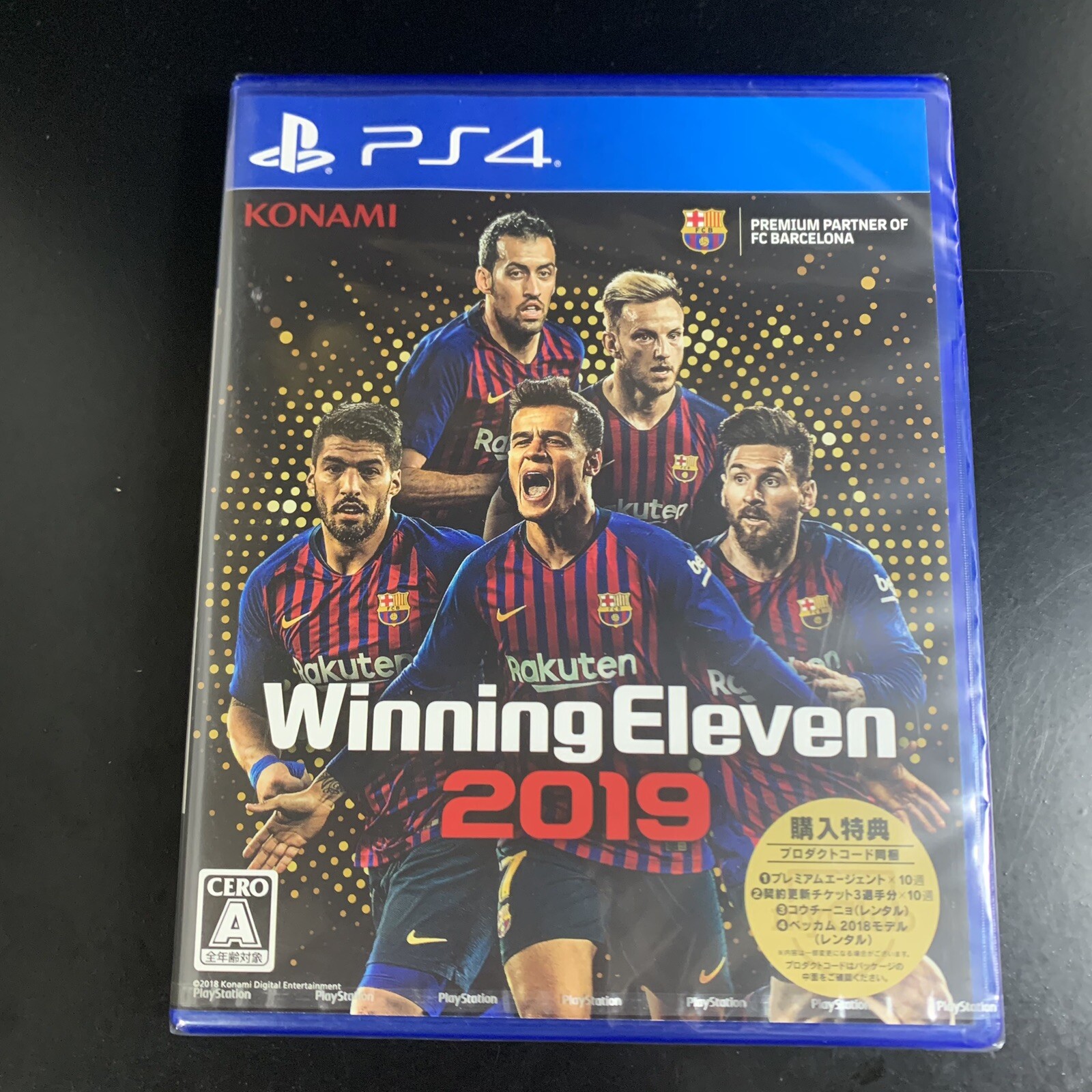 Unopened PS4 Winning Eleven 2019 Sony PlayStation 4 Konami Sealed Sports JP