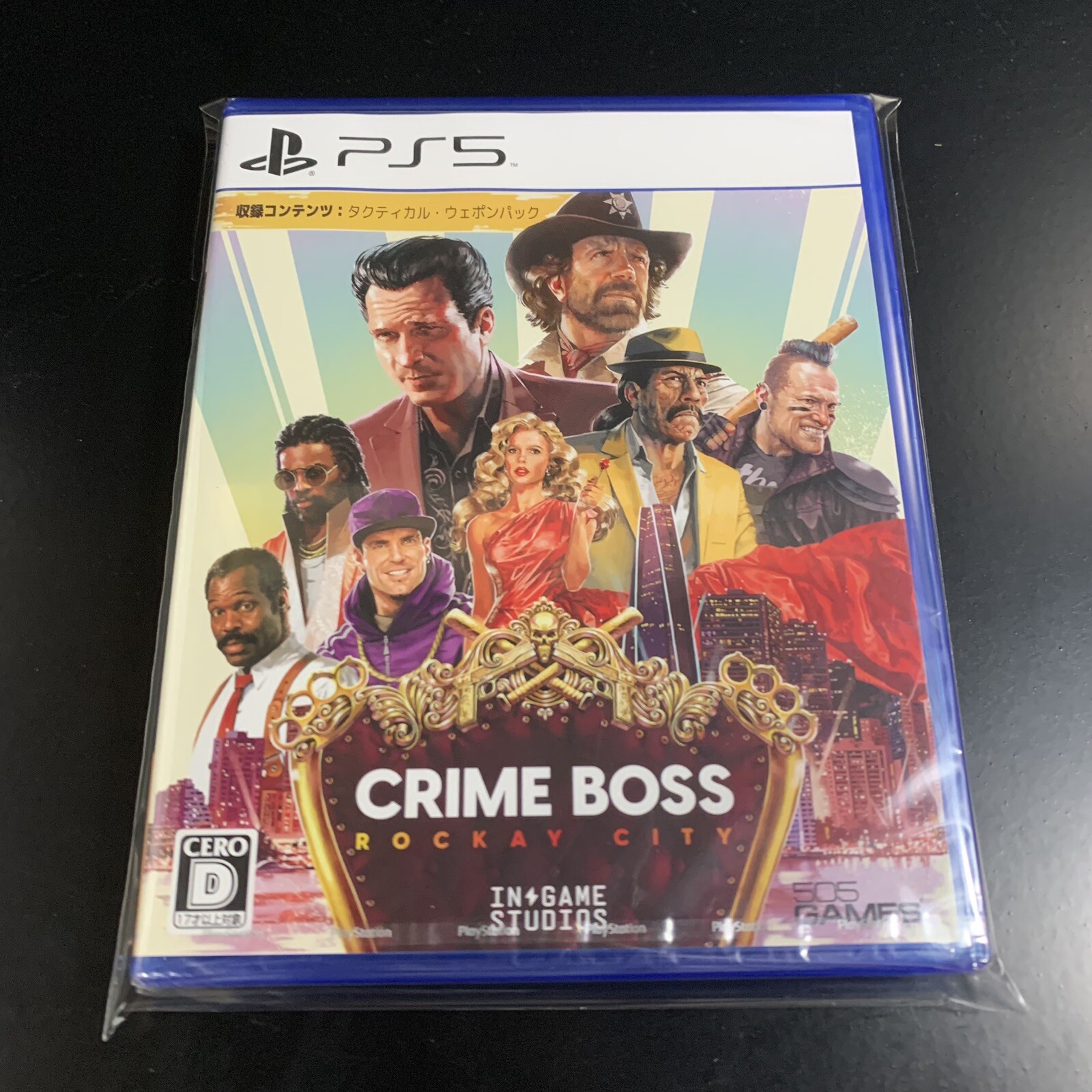 Unopened PS5 Crime Boss Rockay City Sony PlayStation 5 505 Games Sealed Action