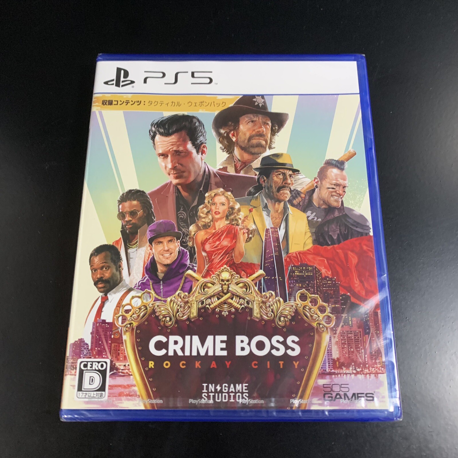 Unopened PS5 Crime Boss Rockay City Sony PlayStation 5 505 Games Sealed Action