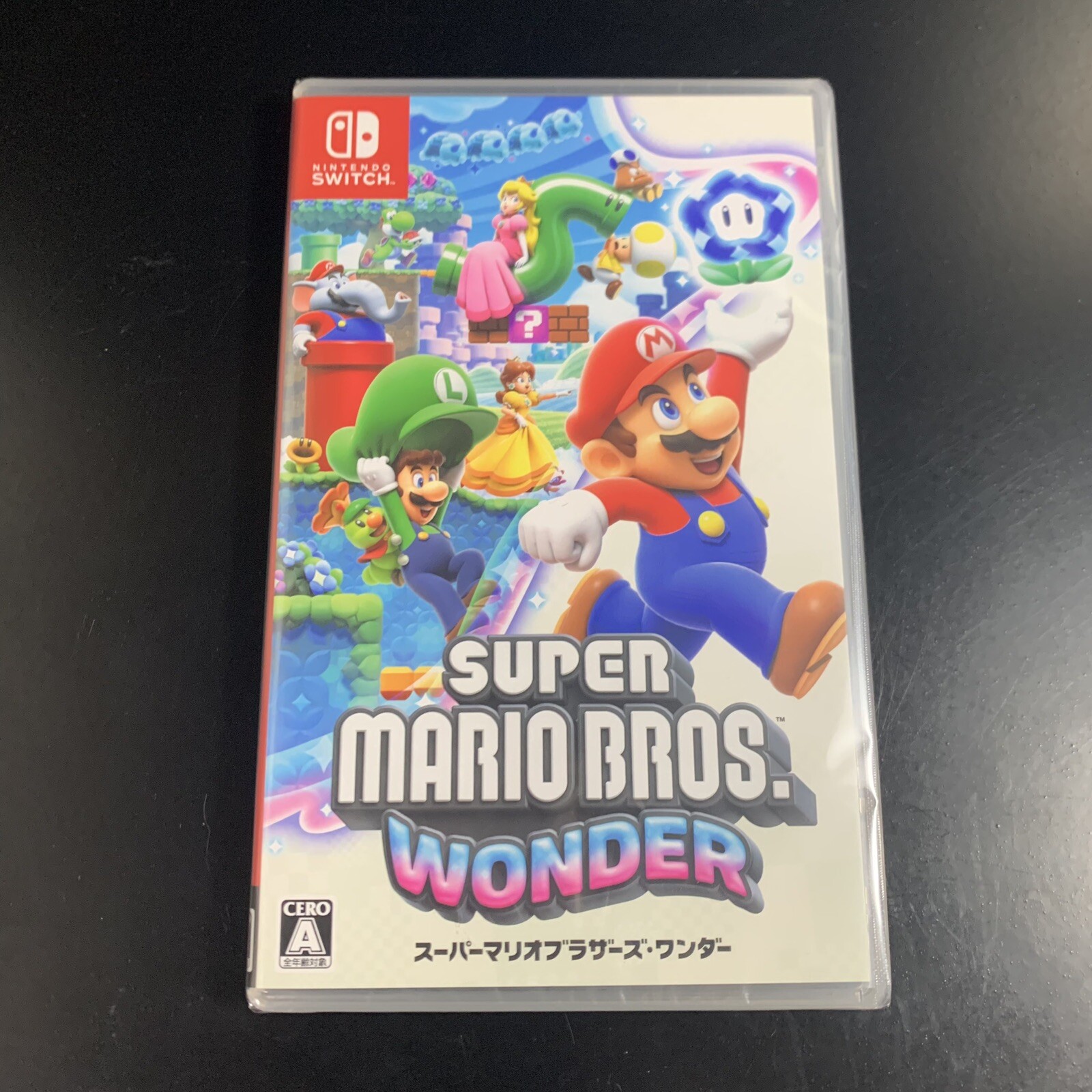 Unopened SW Super Mario Bros. Wonder Nintendo Switch Sealed Platformer JP