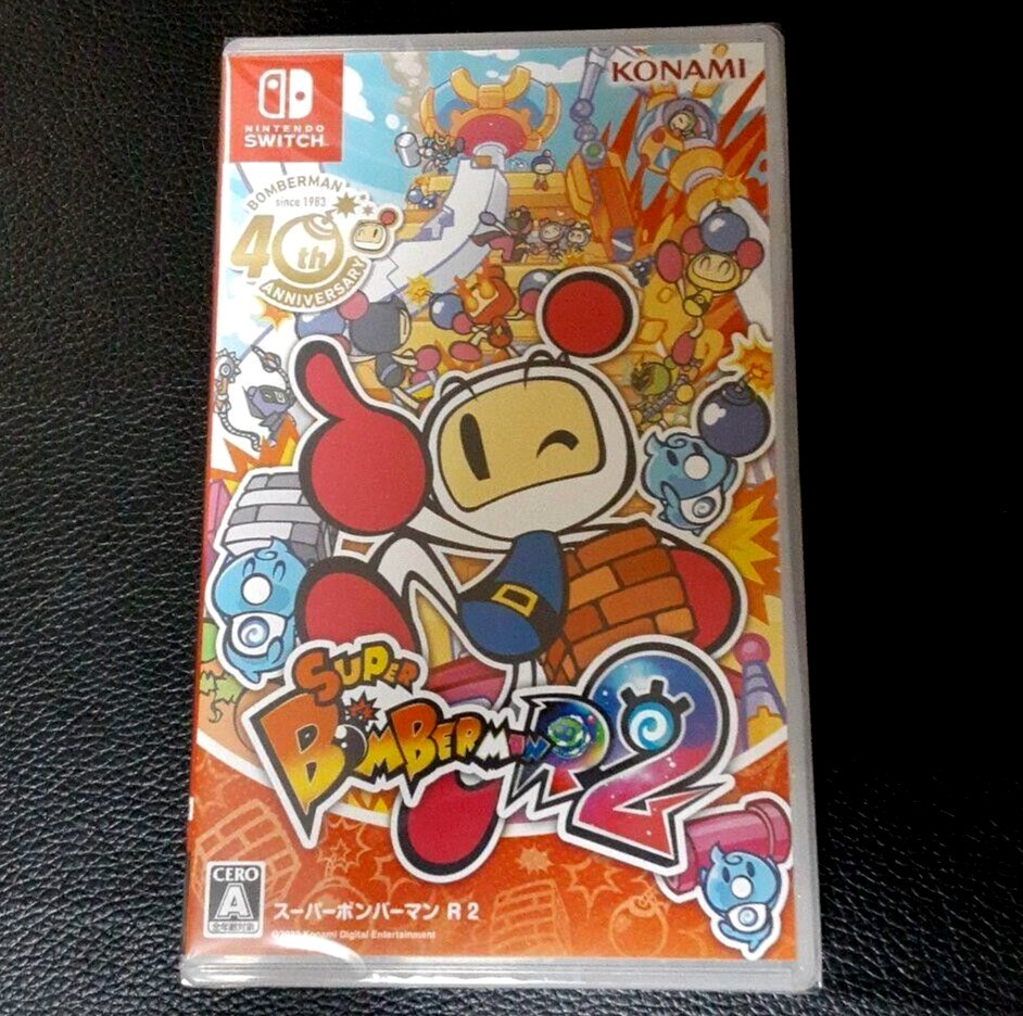 Unopened SW Super Bomberman R 2 Nintendo Switch Konami Sealed Action JP