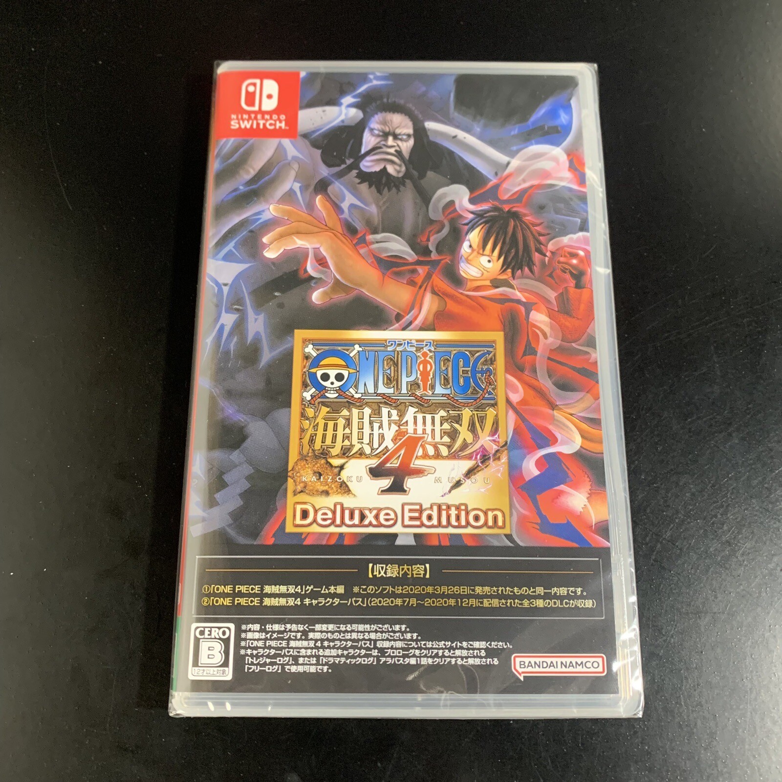 Unopened SW One Piece Pirate Warriors 4 Deluxe Edition Nintendo Switch Bandai