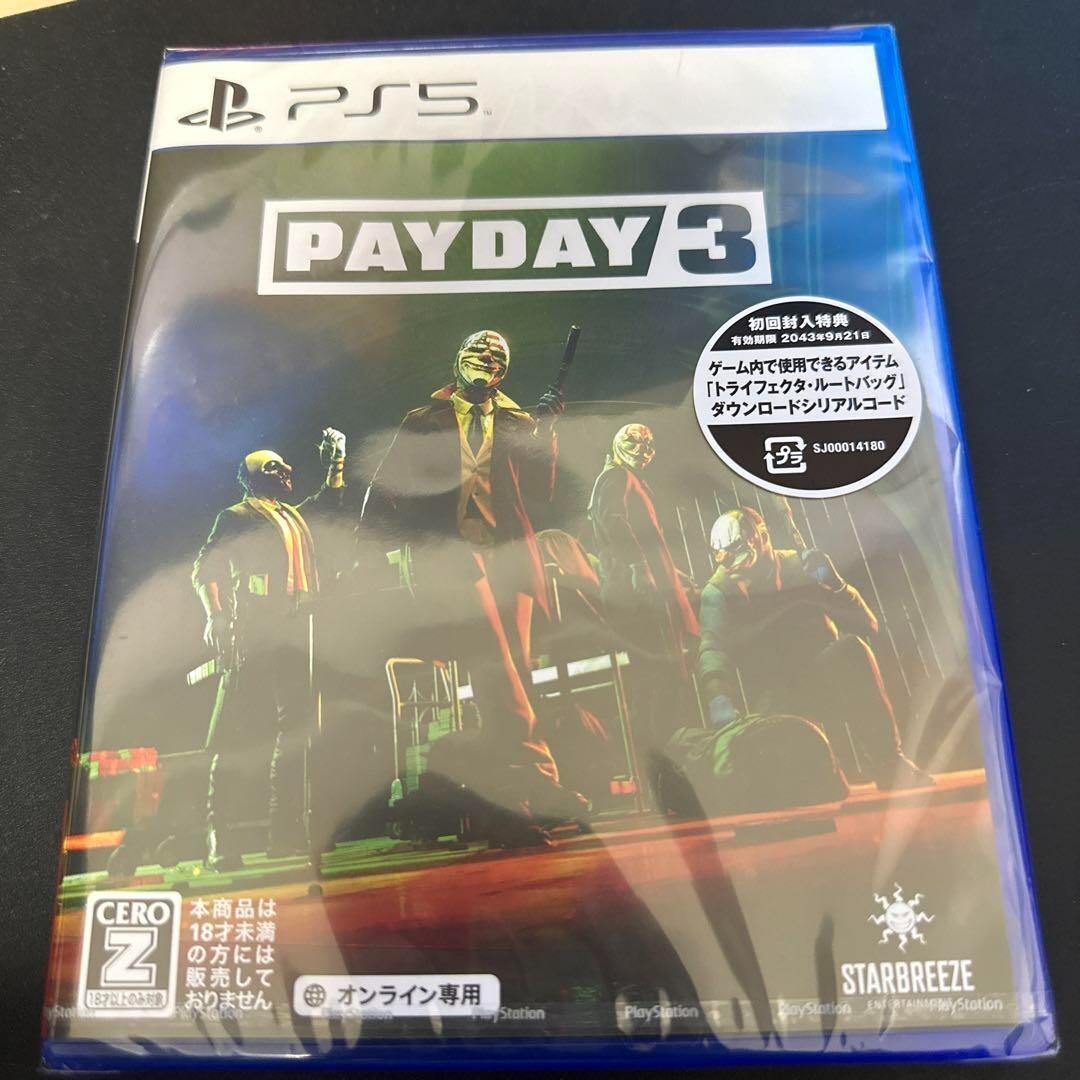 Unopened PS5 Payday 3 Sony PlayStation 5 Koch Media Sealed JP w/tracking