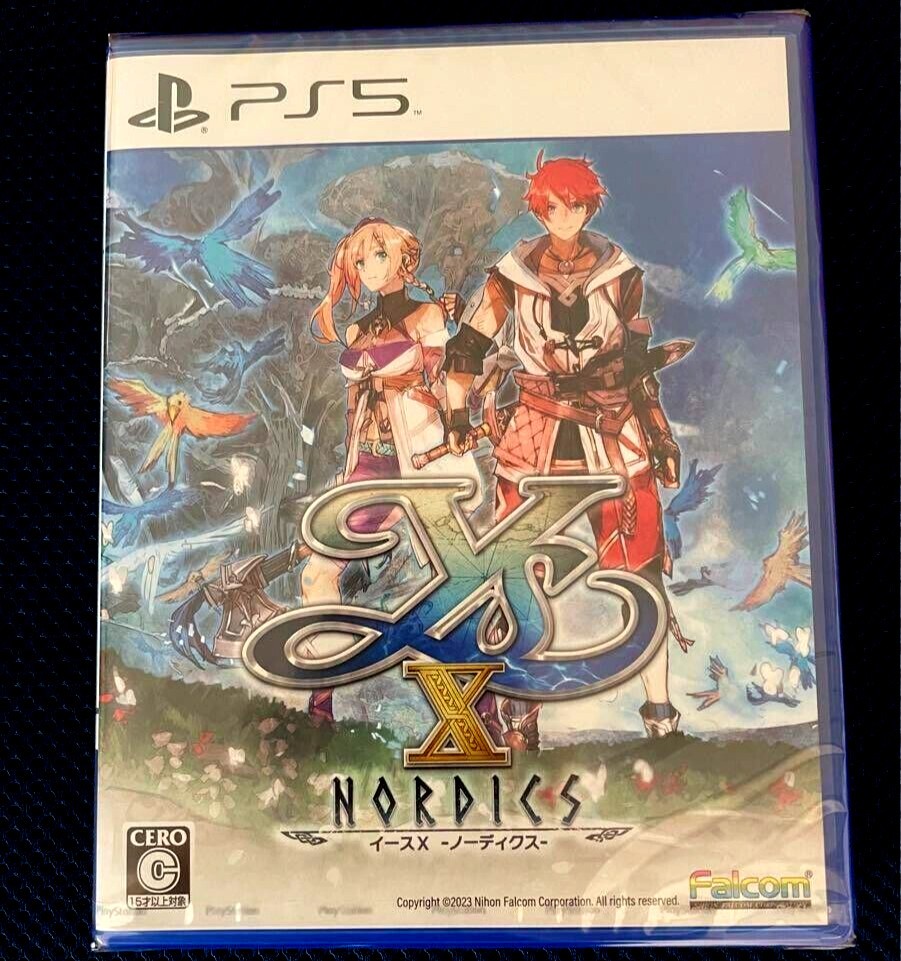 Unopened PS5 Ys X Nordics Sony PlayStation 5 Falcom Sealed Action RPG JP