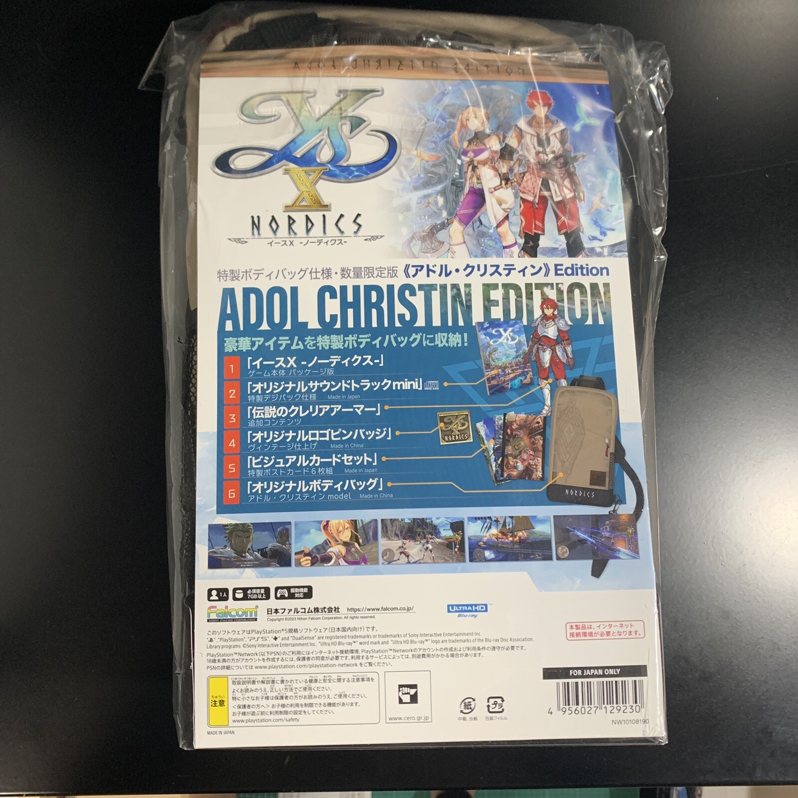 Unopened PS5 Ys X Nordics Adol Christin Limited Edition Sony PlayStation 5