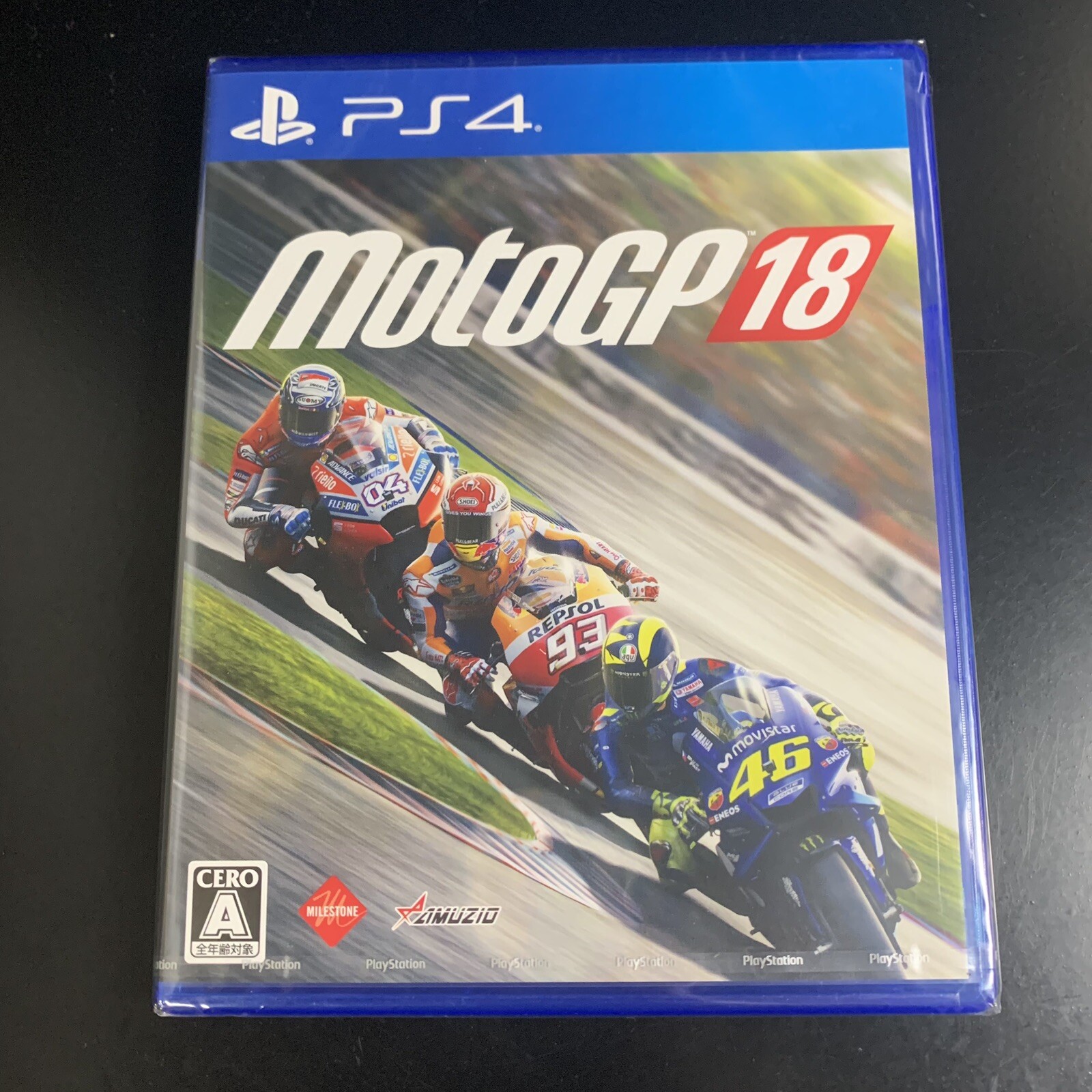 Unopened PS4 MotoGP 18 Sony PlayStation 4 Oizumi Amuzio Sealed JP w/tracking