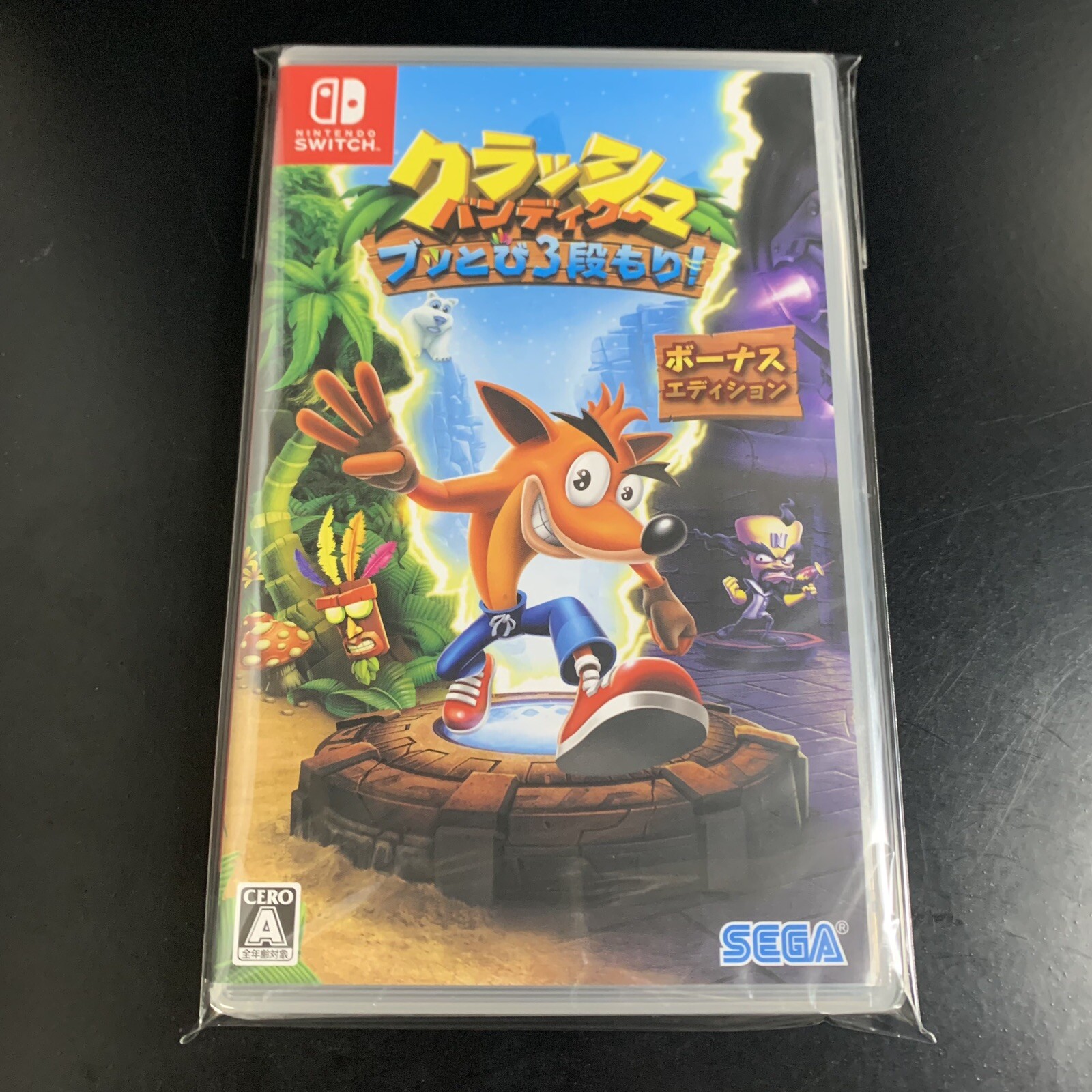 Unopened SW Crash Bandicoot 3 steps! Bonus Edition Nintendo Switch Sega Sealed