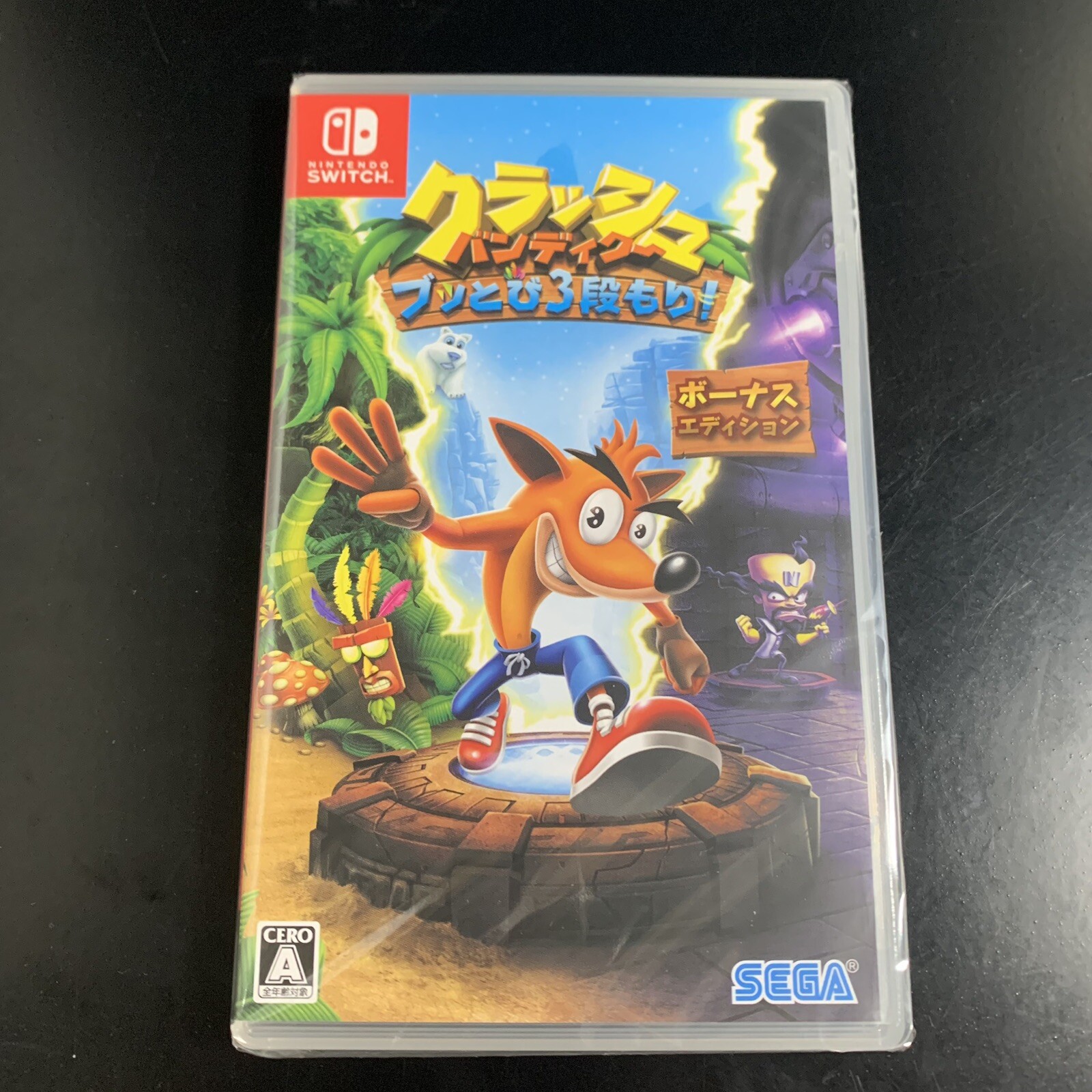 Unopened SW Crash Bandicoot 3 steps! Bonus Edition Nintendo Switch Sega Sealed